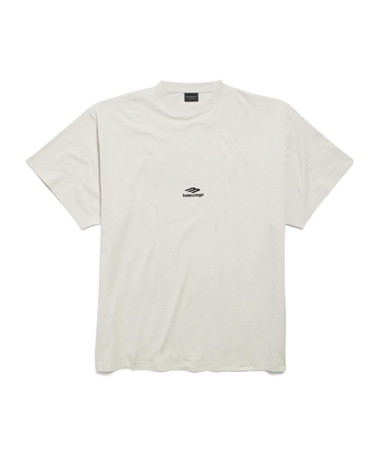 Balenciaga 3B Sports Icon Oversized T-Shirt in White for Men | Lyst