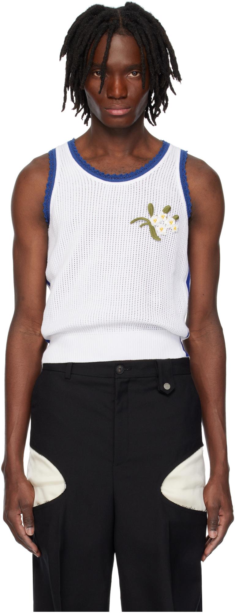 Egonlab Knit Tank Top in White for Men | Lyst Egonlab Knit Tank Top in White for Men | Lyst