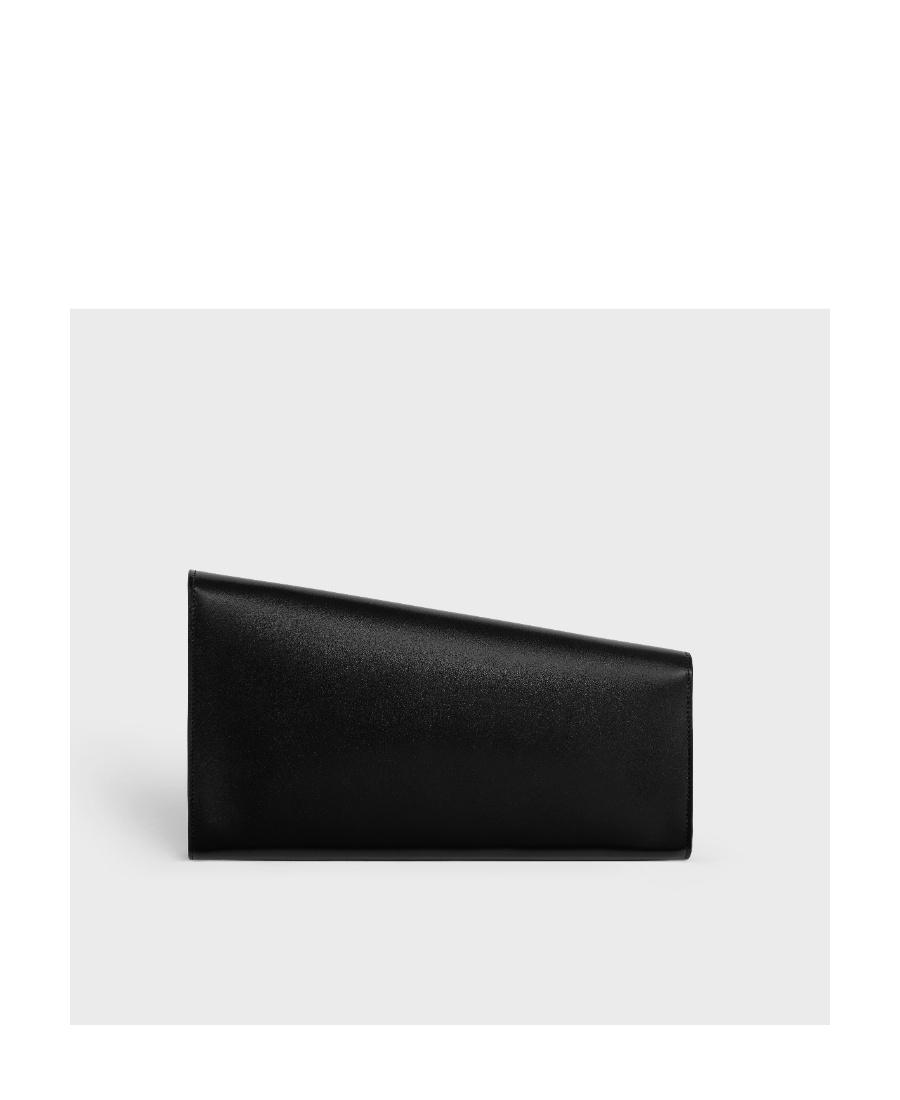 Celine Asymetric Clutch in Black | Lyst