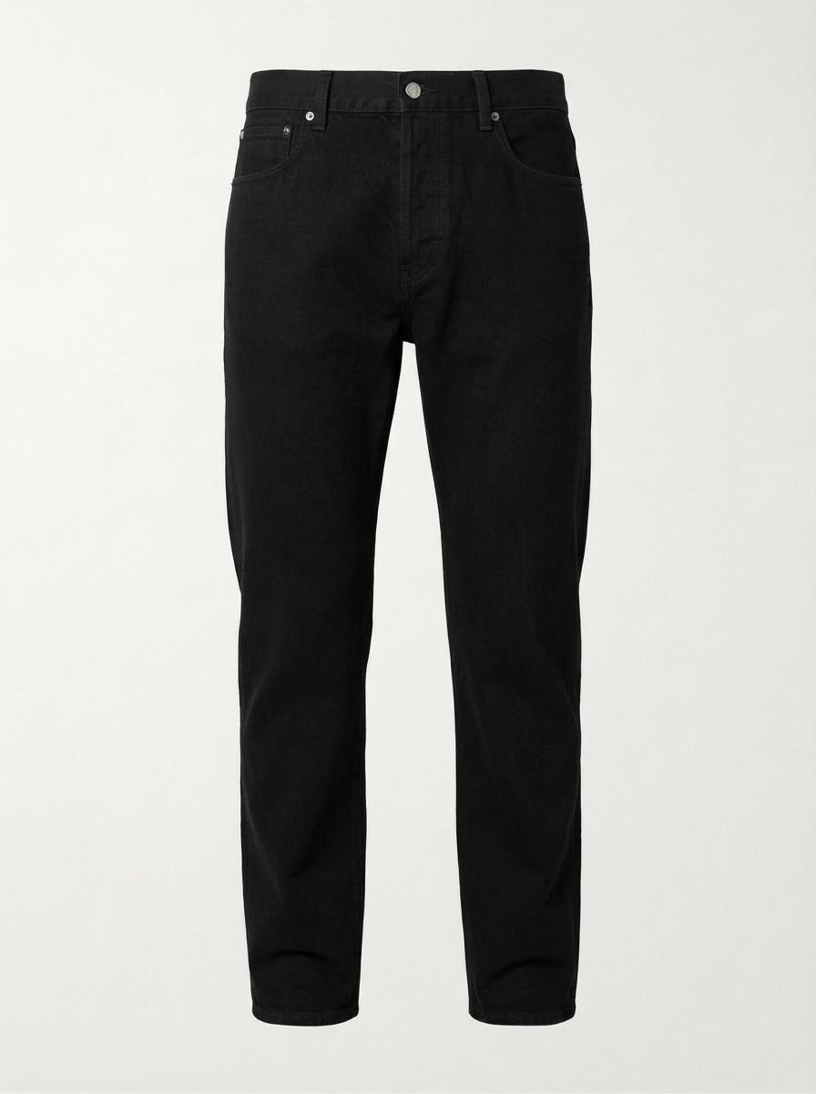 Gucci Cropped Slim Denim Pants in Black for Men | Lyst