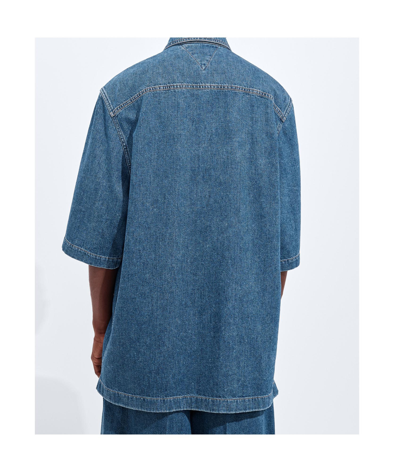 Bottega Veneta Atlantic Denim Shirt in Blue for Men | Lyst UK