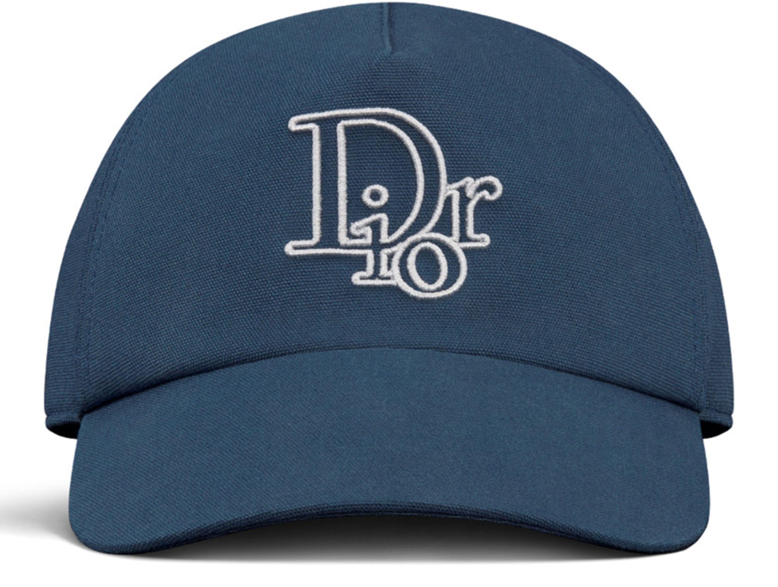 Dior Homme Logo Embroidered Baseball Cap in Blue for Men | Lyst