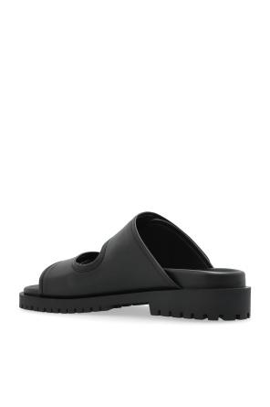 【送料&関税込】Off-White Black Sandals Off-White c/o Virgil Abloh Flat sandals for Women | Online