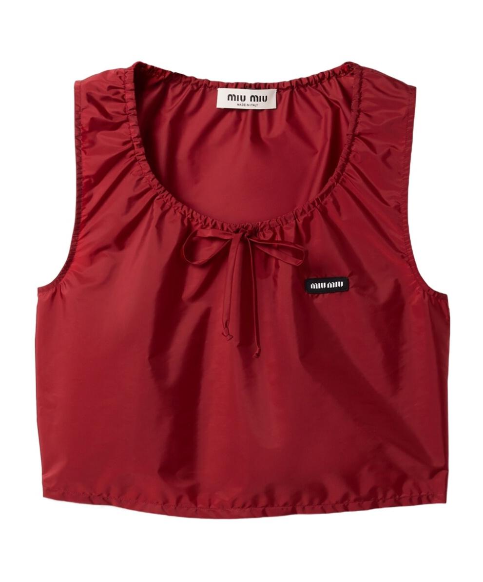 Miu Miu Sleeveless and tank tops for Women | Online Sale up to 62