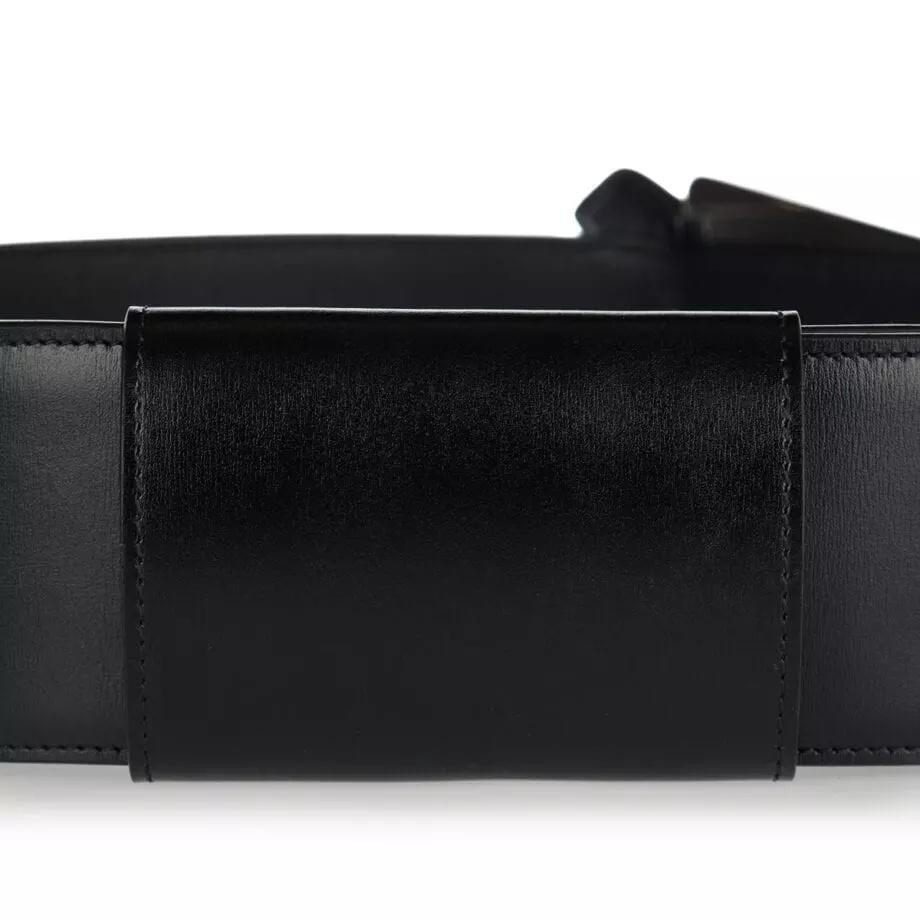 Alaïa Knot Leather Belt in Black | Lyst