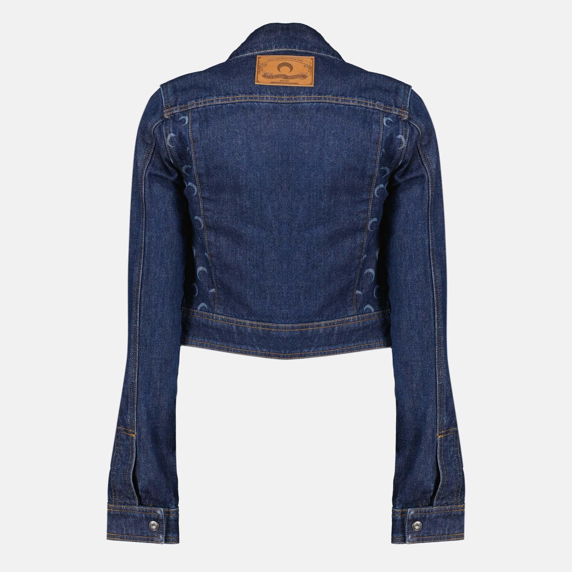 Marine Serre Jean and denim jackets for Women | Online Sale up to 
