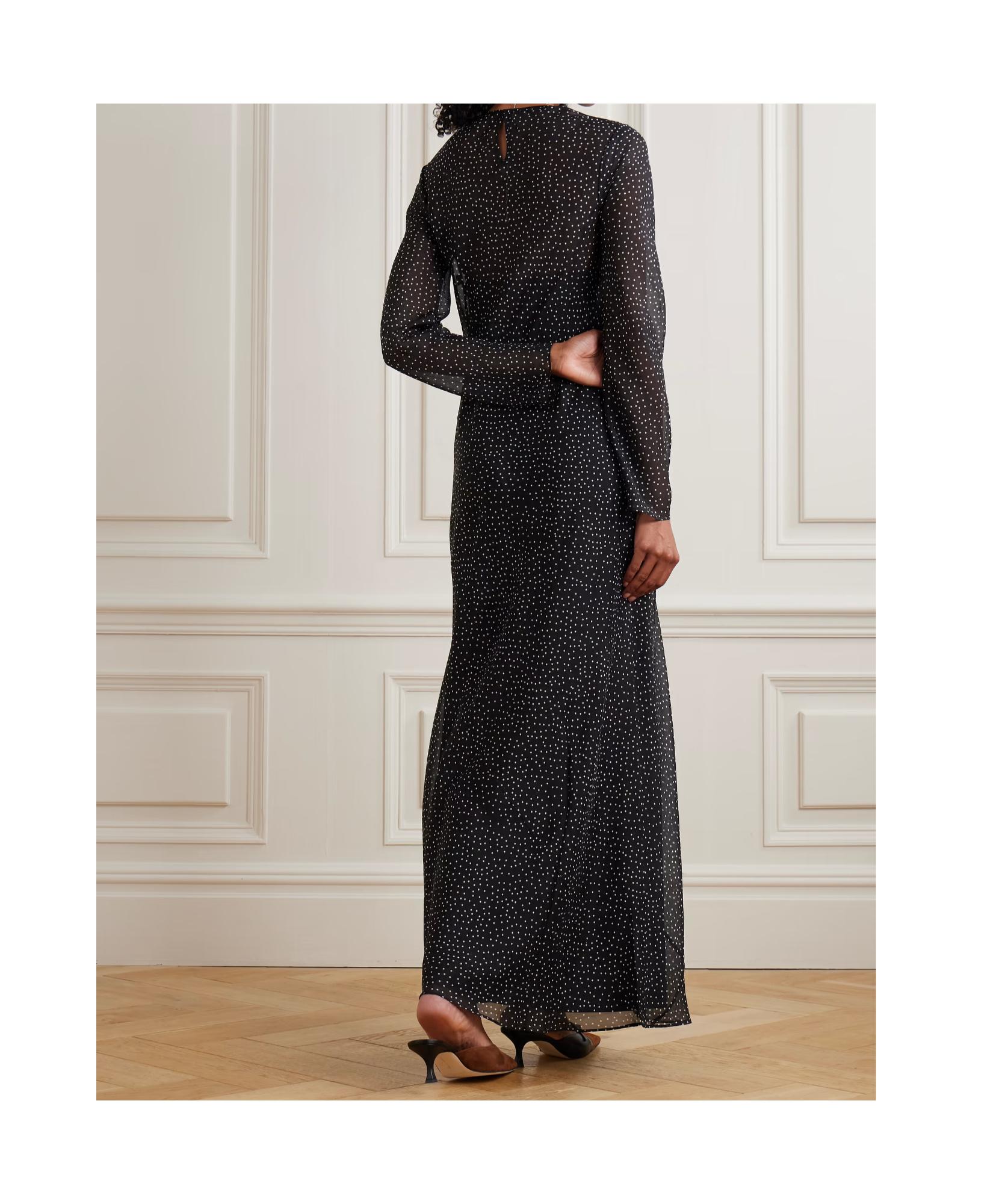 Designer Black Long Sleeve Polka Dot Dresses for Women - Up to 70% off |  Lyst