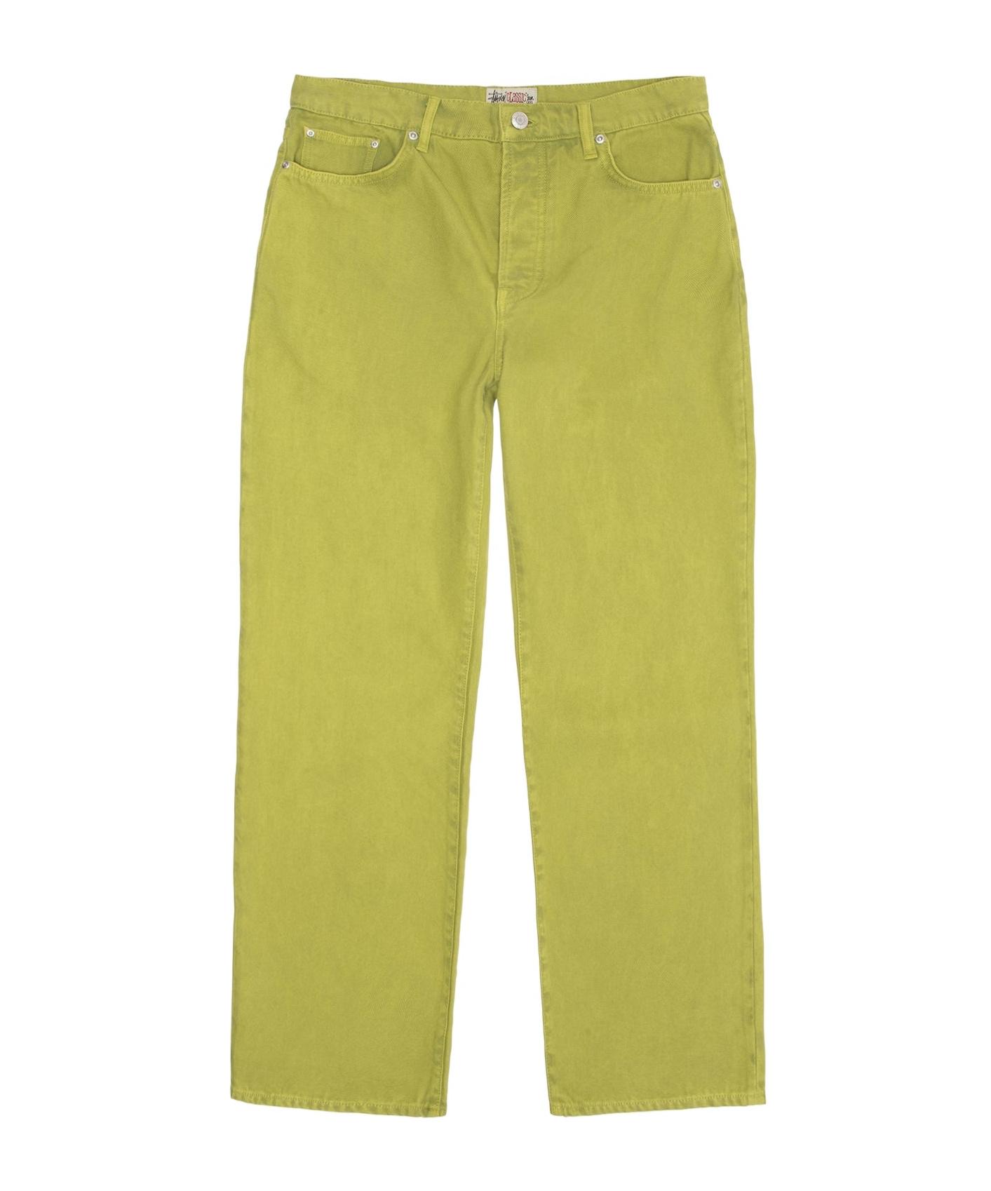 Stussy Big オリーブグリーンデニム 34 Stussy Big オリーブグリーンデニム 34