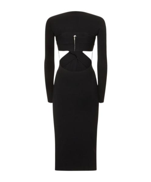 ワンピース DION LEE DRESS (A7602P22 BLACKBLACK) Dion Lee Neo Poly Pleat Shift Dress in Black | FWRD