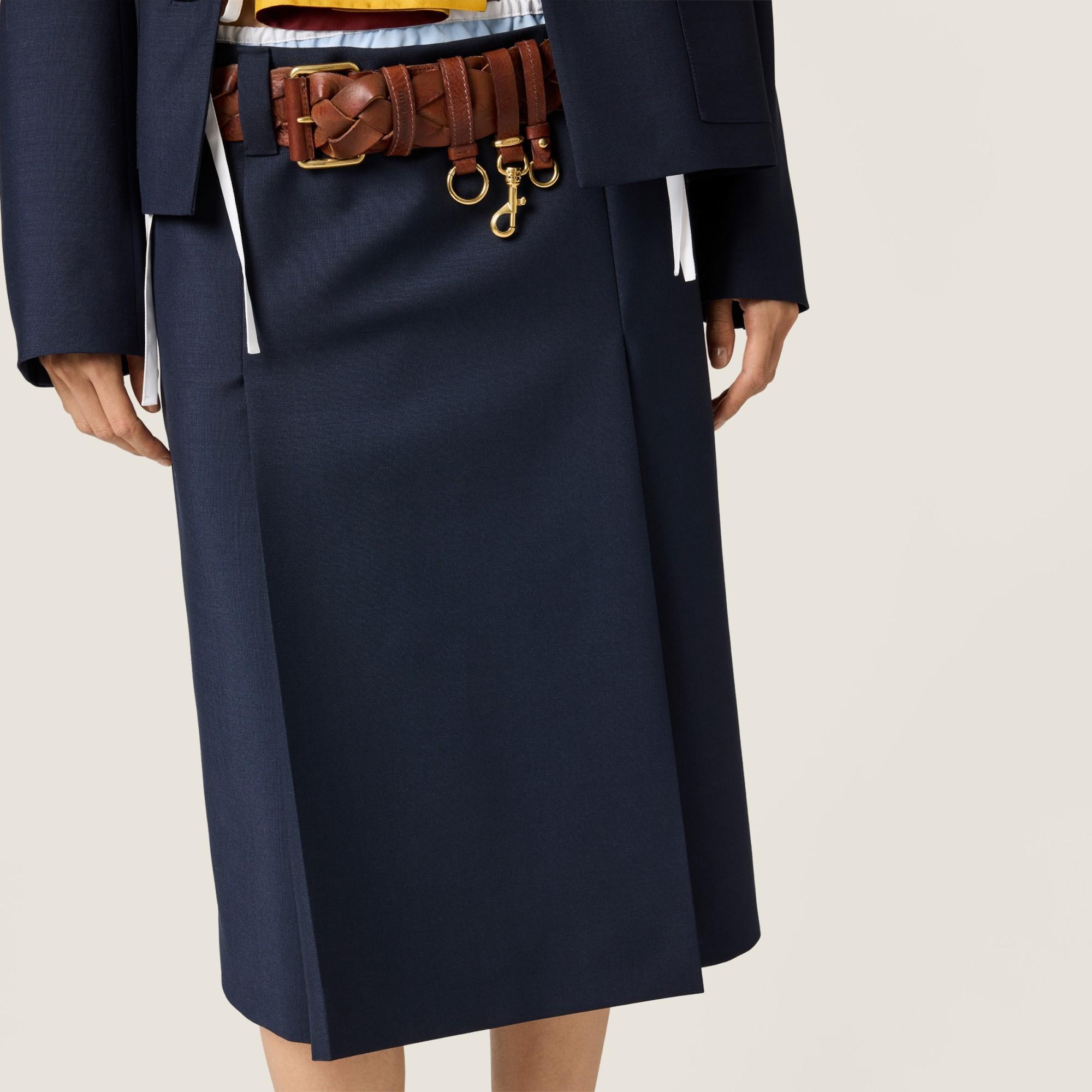 Miu Miu Mid-length skirts for Women | Online Sale up to 52% off | Lyst