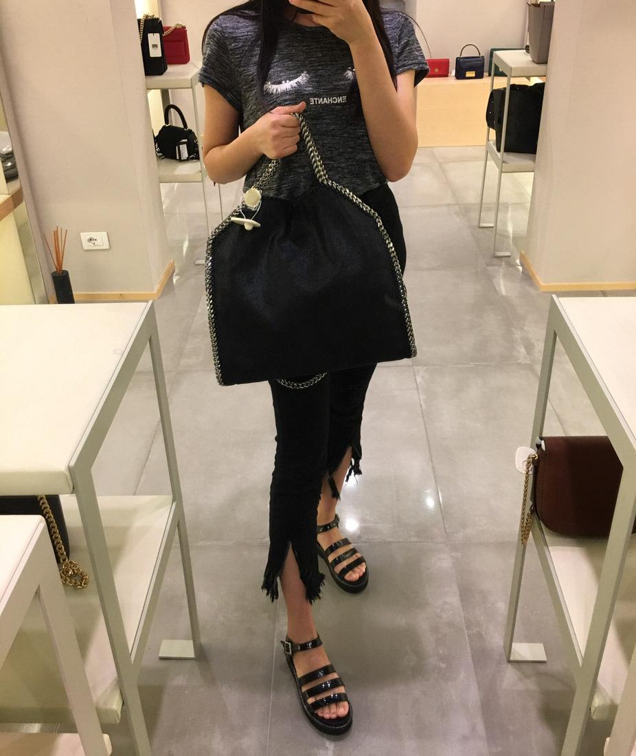 Tiny Falabella Tote Falabella Piccola Women Black Falabella Mini