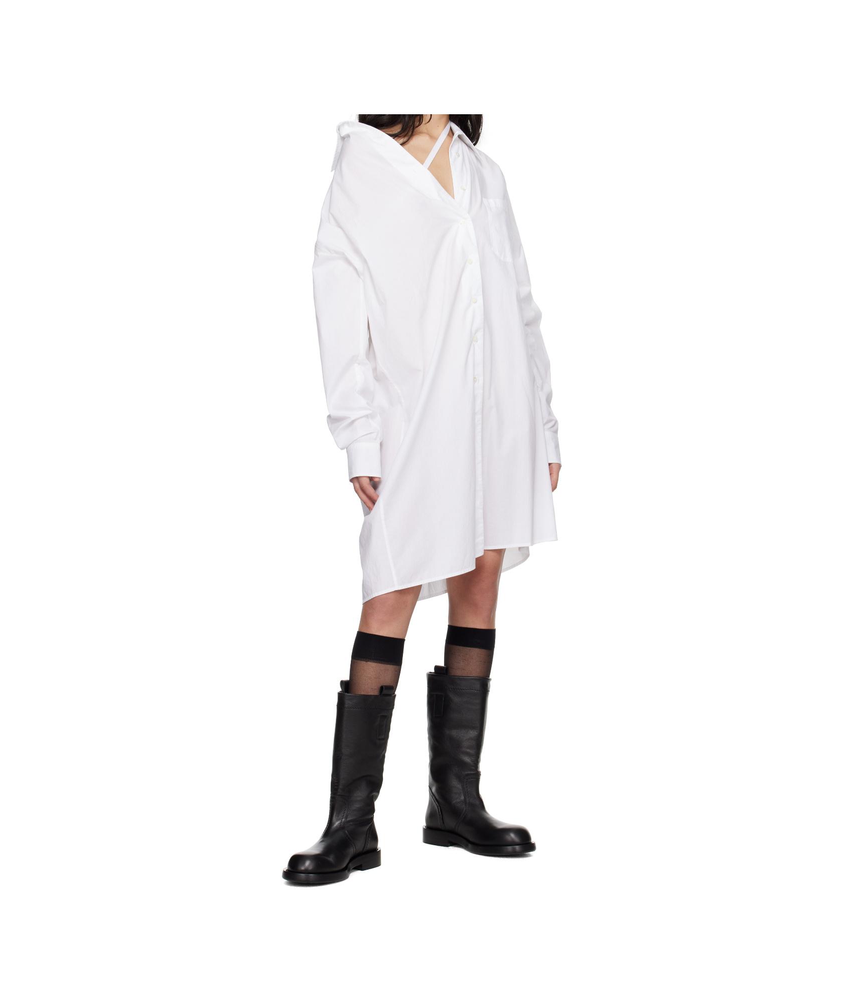 ANN DEMEULEMEESTER アシンメトリー シルク ワンピース 36 ANN ANN DEMEULEMEESTER アシンメトリー シルク ワンピース 36 ANN