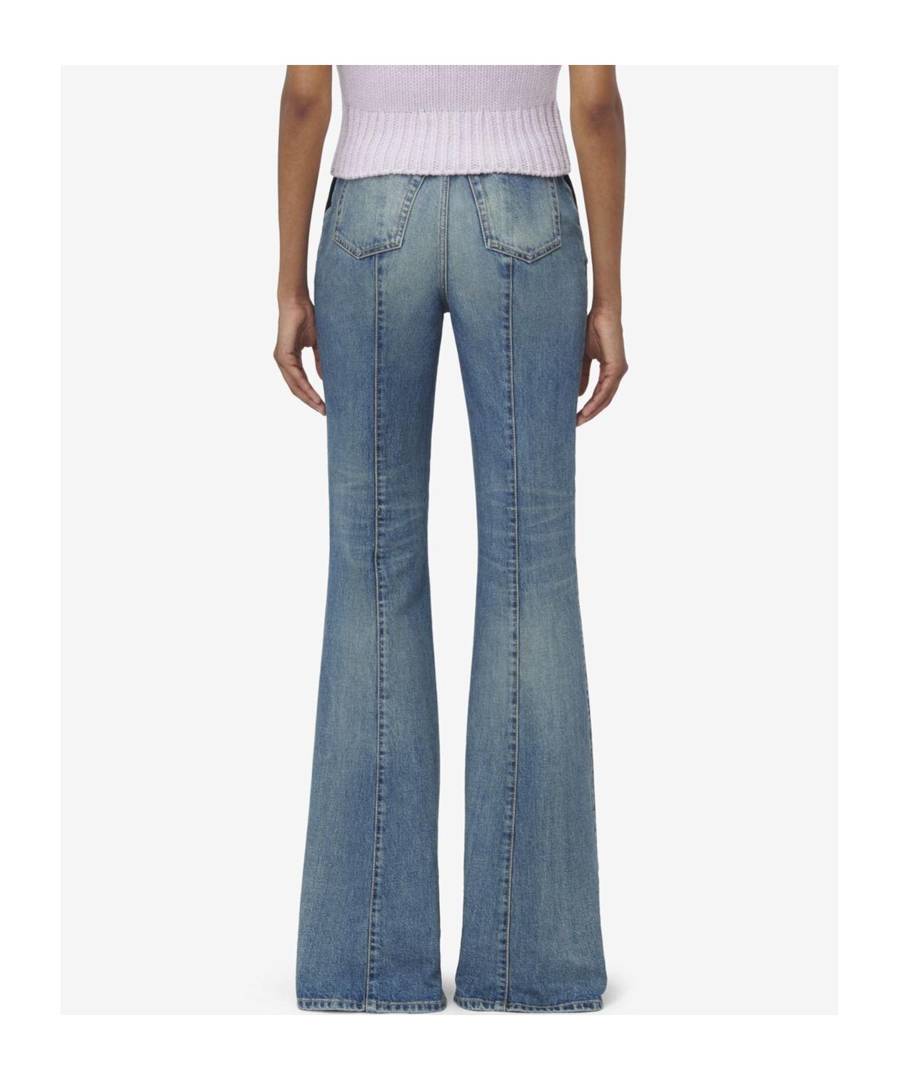 【関税&送料込】Alexander Mcqueen Flared Jeans With Turn-Ups Alexander McQueen Flared jeans with turn-ups at the waist