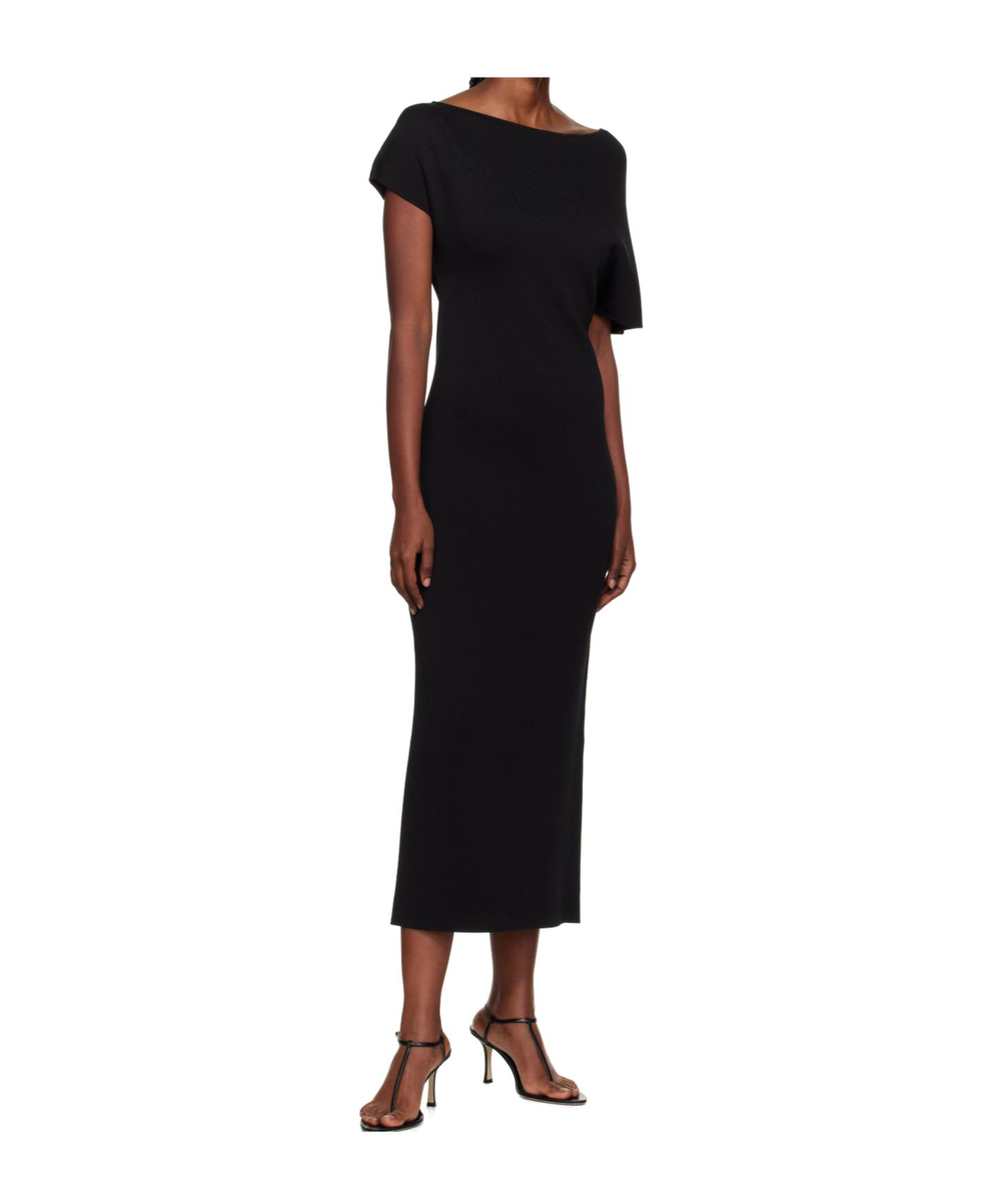 rohe asymmetric off-the-shoulder dress Brown Asymmetric Mini Dress main image 0