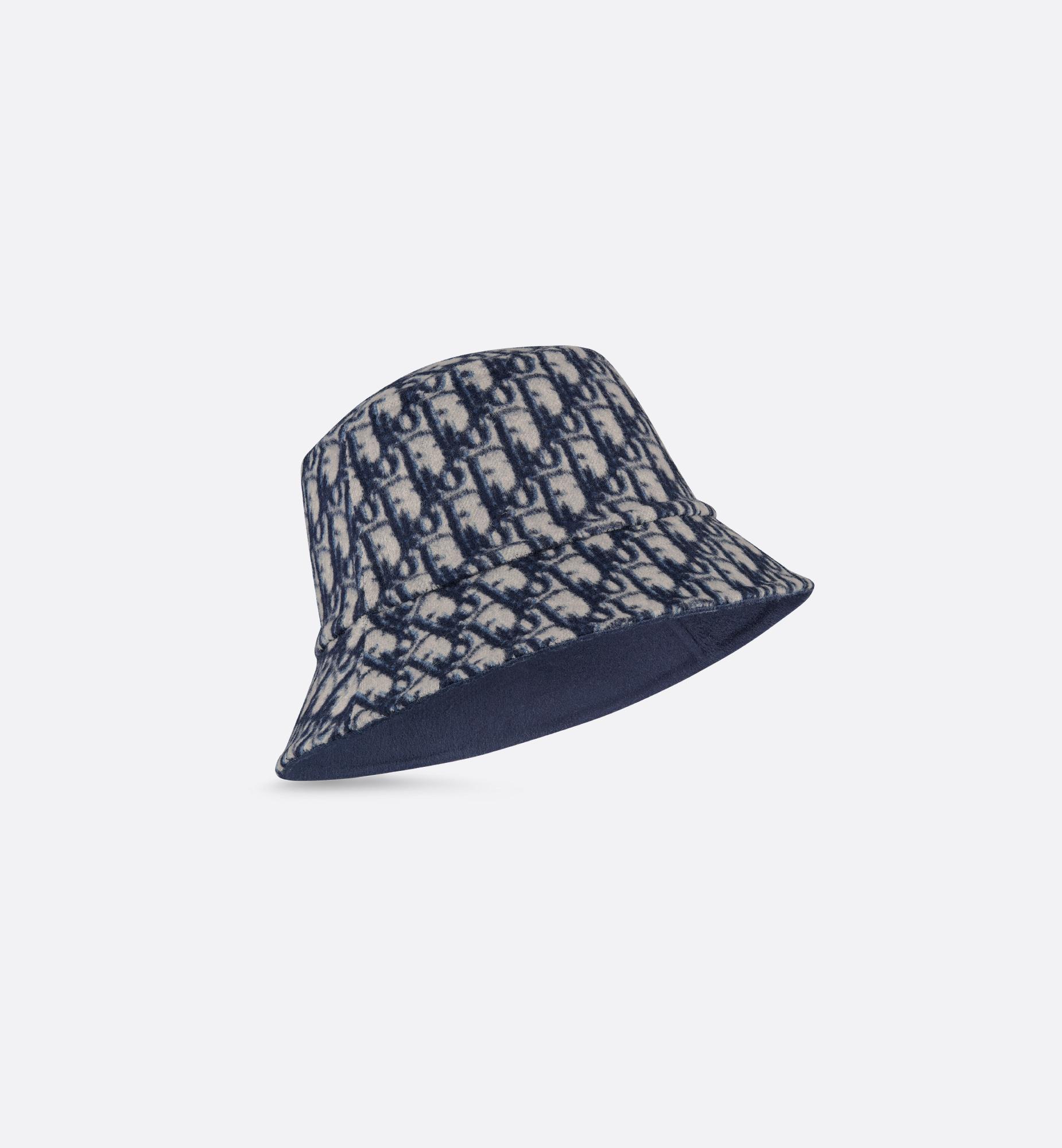 Dior TEDDY-D Oblique bob bucket reversible hat Christian Dior Oblique Teddy-D Bob Hat Veil Hat 57 – STYLISHTOP main image 4