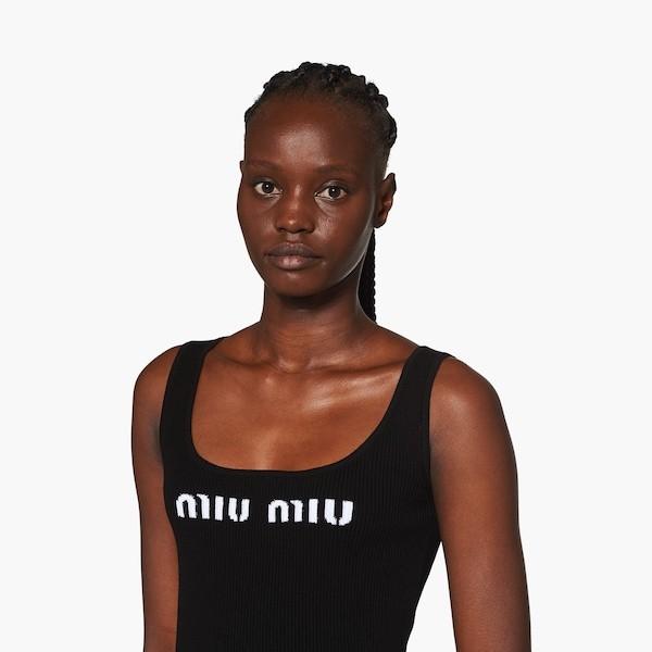 Miu Miu Sleeveless and tank tops for Women | Online Sale up