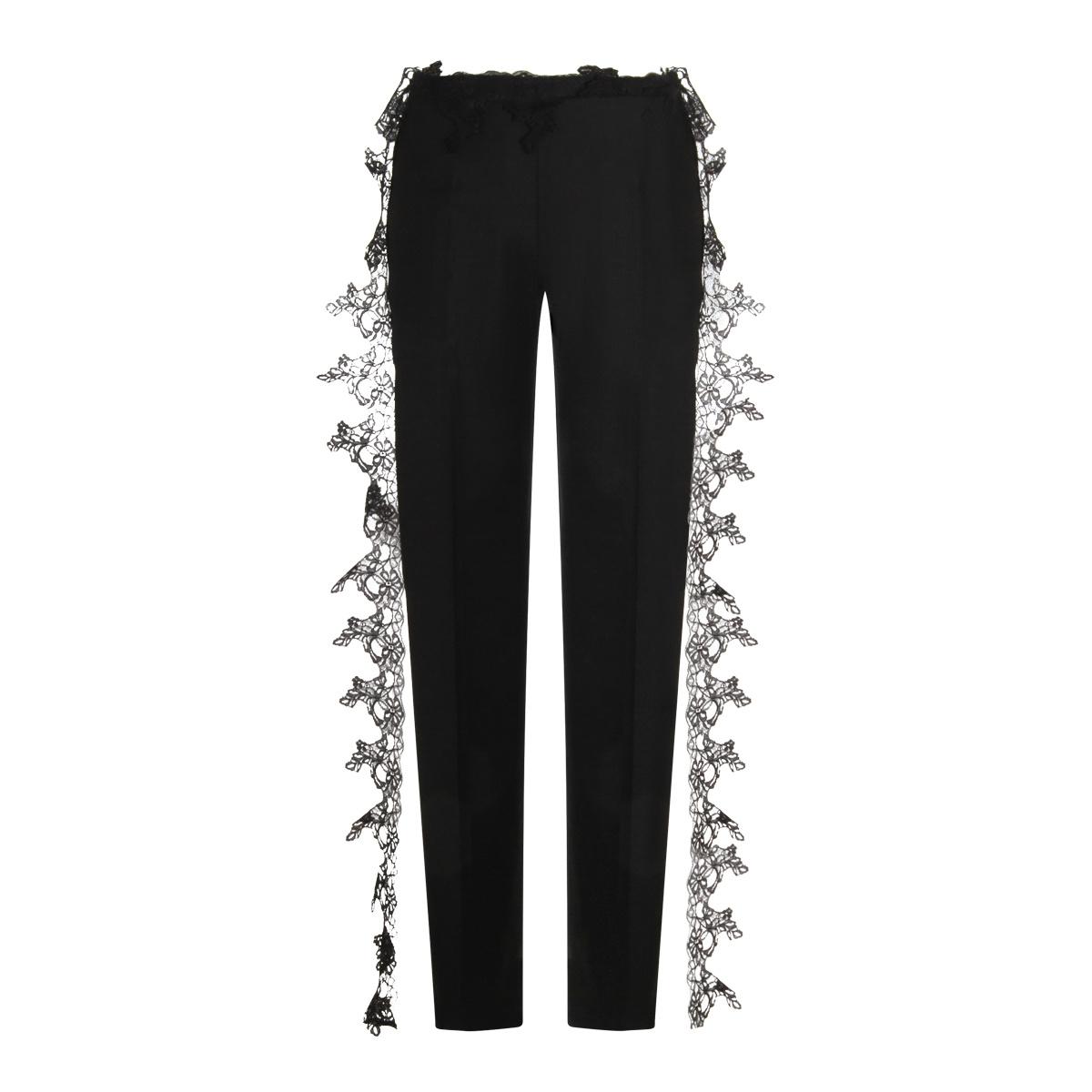 パンツ BLUMARINE Women Straight Pants P522P164A N0990 BLACK Straight-leg Twill Pants | Blumarine