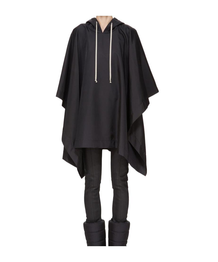 関税送料込★RICK OWENS☆shearling hooded cape ケープ RICK OWENS(リックオウエンス) ポンチョ・ケープ(レディース
