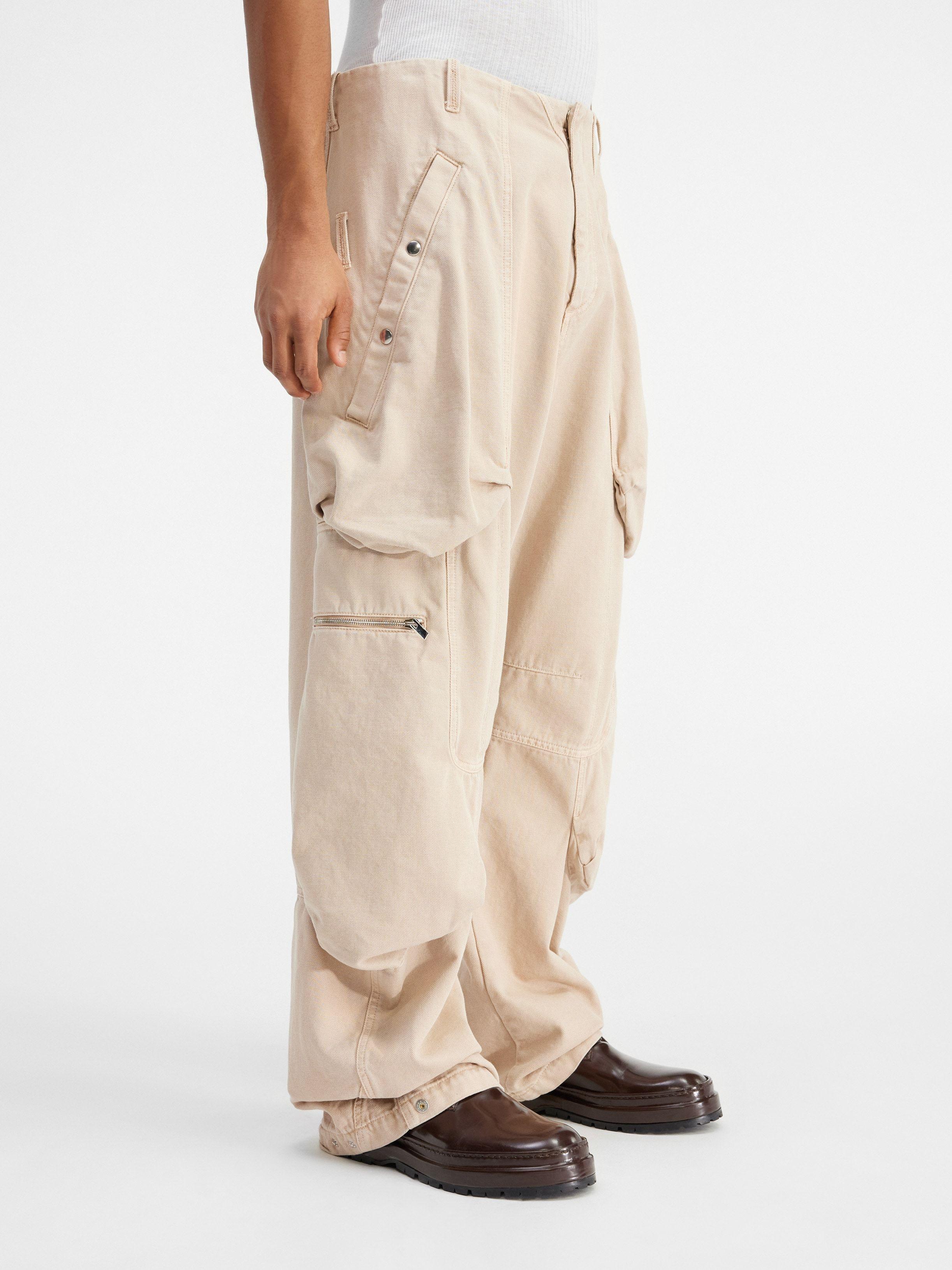Jacquemus Le Cargo Croissant Trousers in Natural for Men | Lyst
