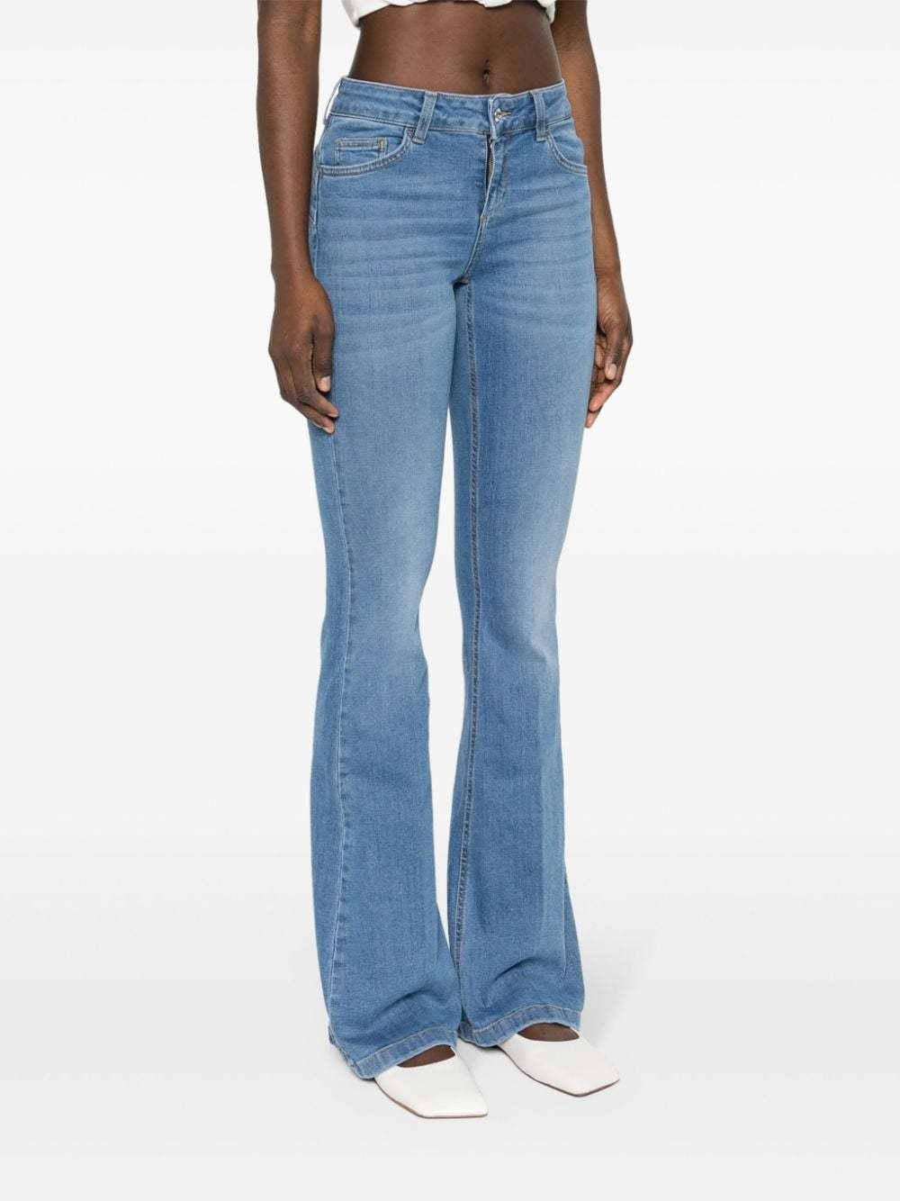 パンツ LIU JO FLARE JEANS WITH HIGH WAIST Liu Jo Flared high waist denim jeans trousers | The Fashion