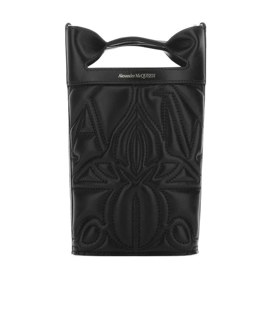 ショルダーバッグ・ポシェット alexander mcqueen BUCKET BAG (6564671YB45 1000) Alexander Mcqueen Black leather The Curve bucket bag