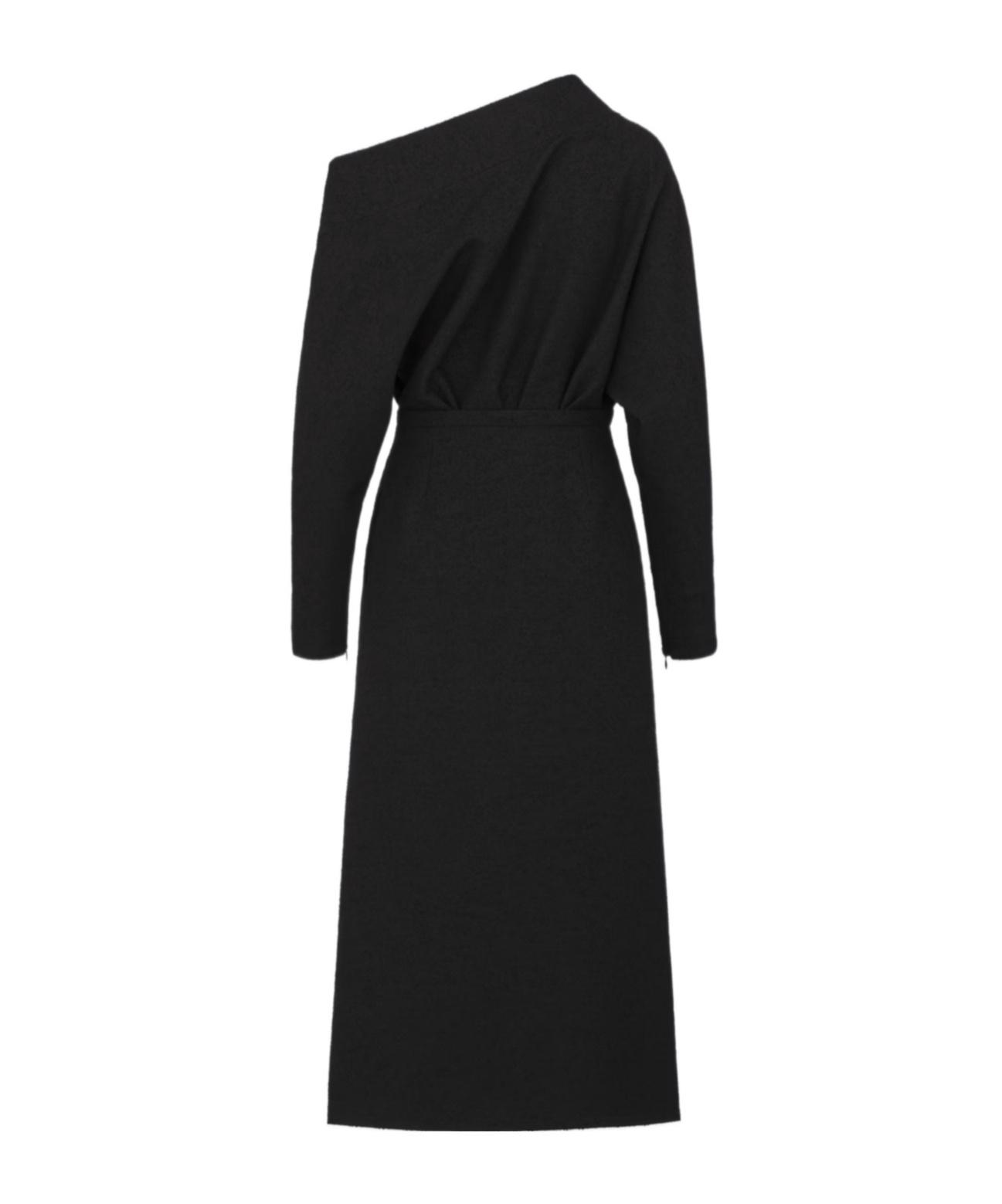 dior dream asymmetric long dress Black Long Sleeve Cut-Out Maxi Dress – Dimer The Brand main image 0