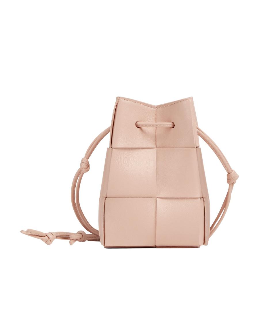 Bottega Veneta Cassette Mini Bucket Bag in Pink | Lyst