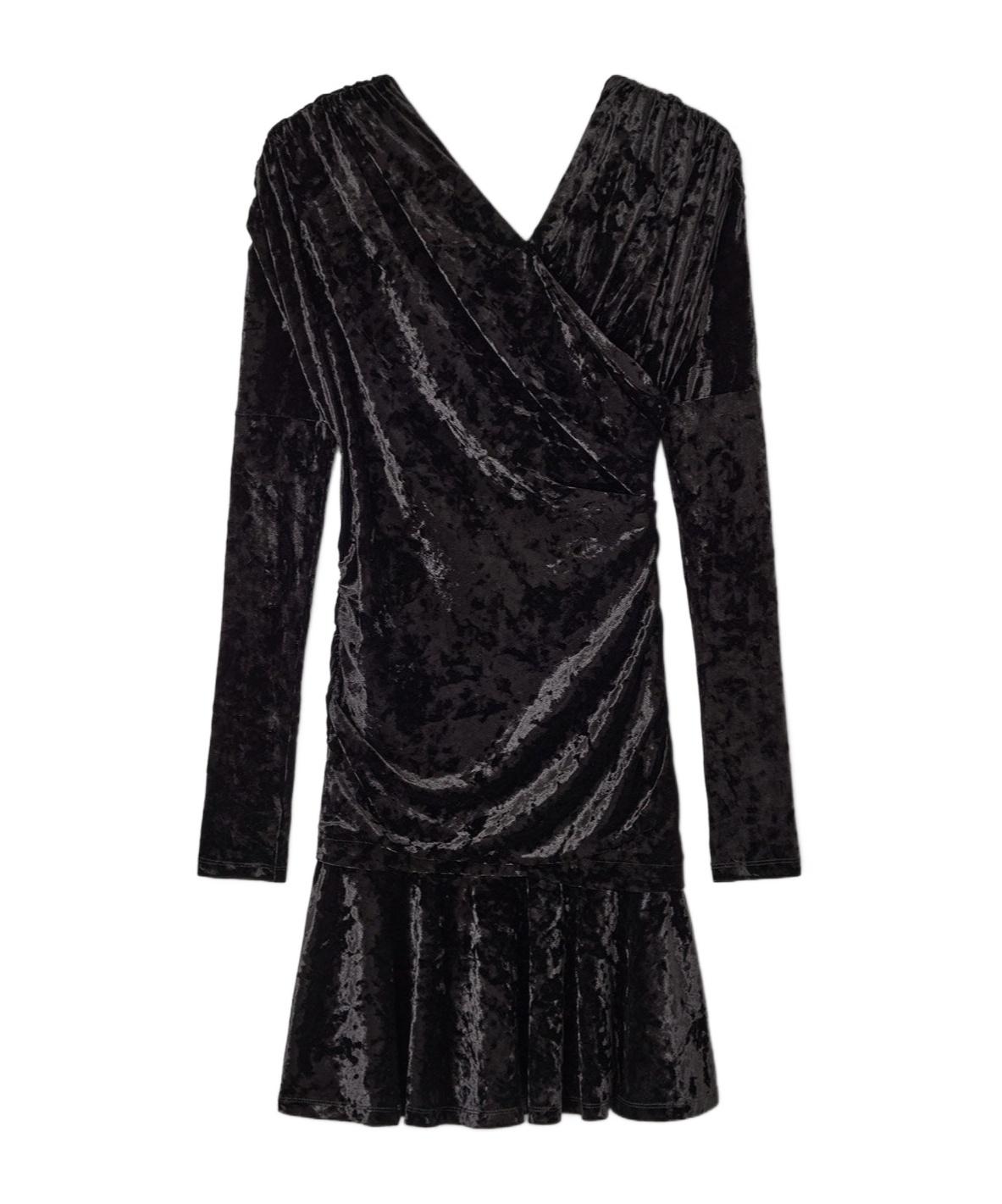 open lace back dress Ganni pink velvet dress – A Piece Lux