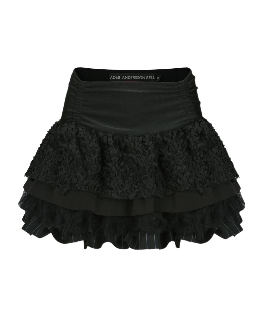 【ANDERSSON BELL】 AUSTIN FAUX SHEARLING SKIRT Womens Andersson Bell Austin Faux Shearling Skirt 'Brown'