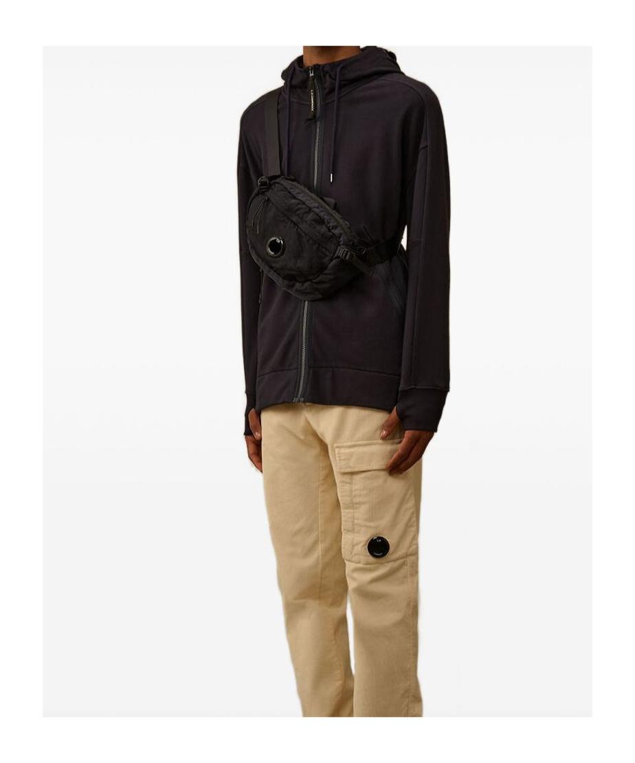 C.P. Company Goggle Full-Zip Sweater in Black for Men | Lyst