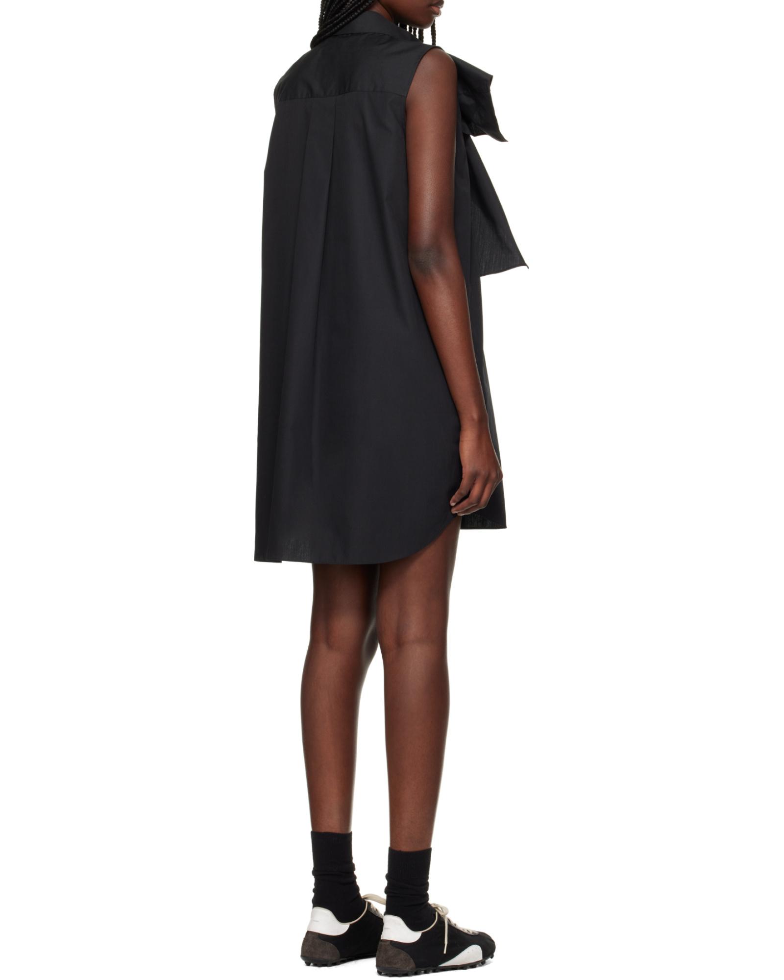 ワンピース Sacai Shirt dress Black Poplin and jersey T-shirt dress in black - Sacai | Mytheresa