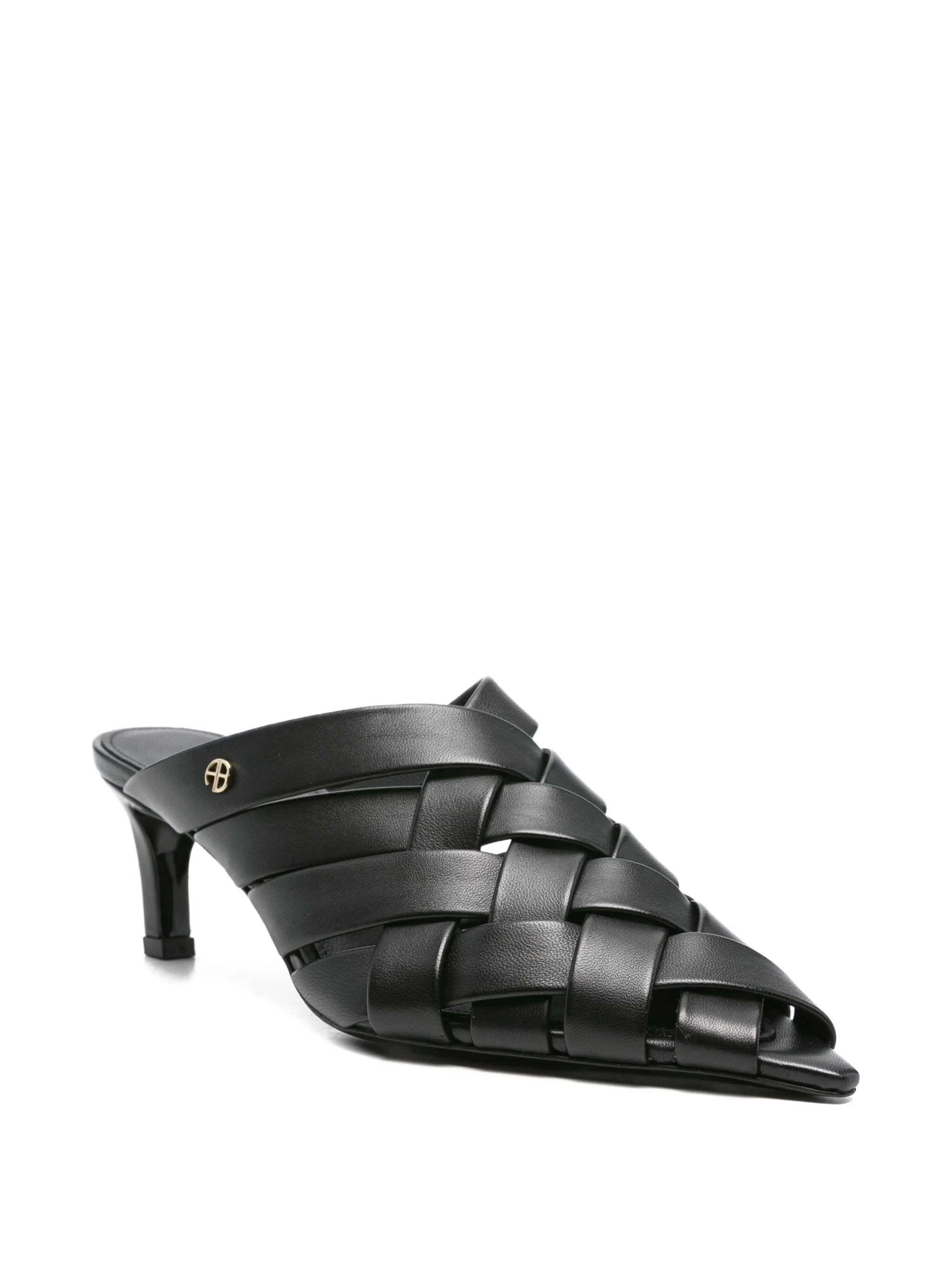 サンダル・ミュール Eve Mules  Black Sandals - ANINE BING - Leather - Black ANINE BING Eve Mules - Black