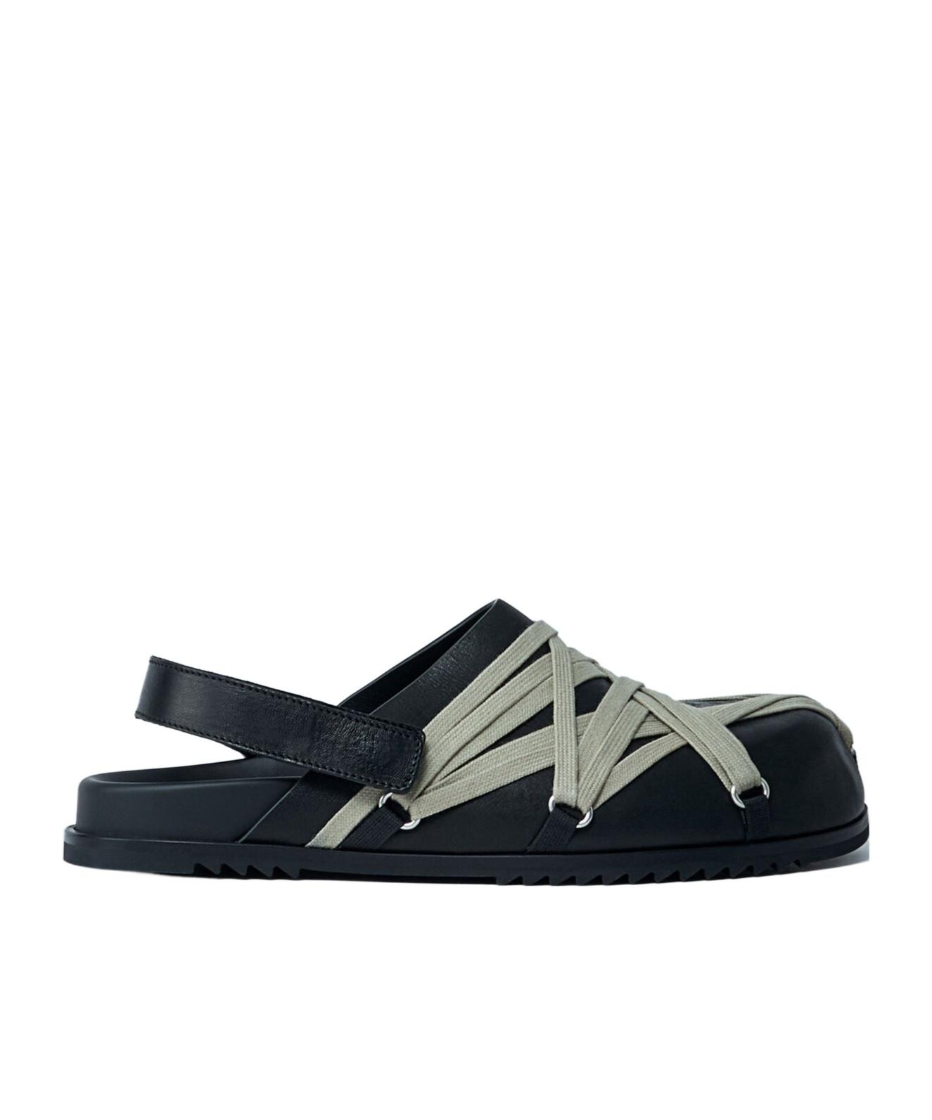 サンダル RICK OWENS Rick Owens Flat shoes Black (RU02E1813 LOOW109) 302334-35763-RICK-OWENS-LOW-
