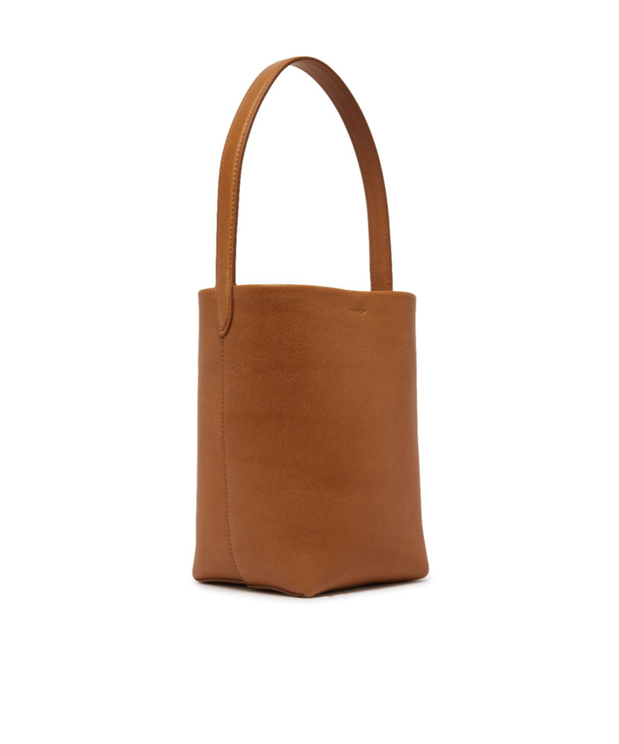 The Row Single Handle Shoulder Bag in Brown | Lyst