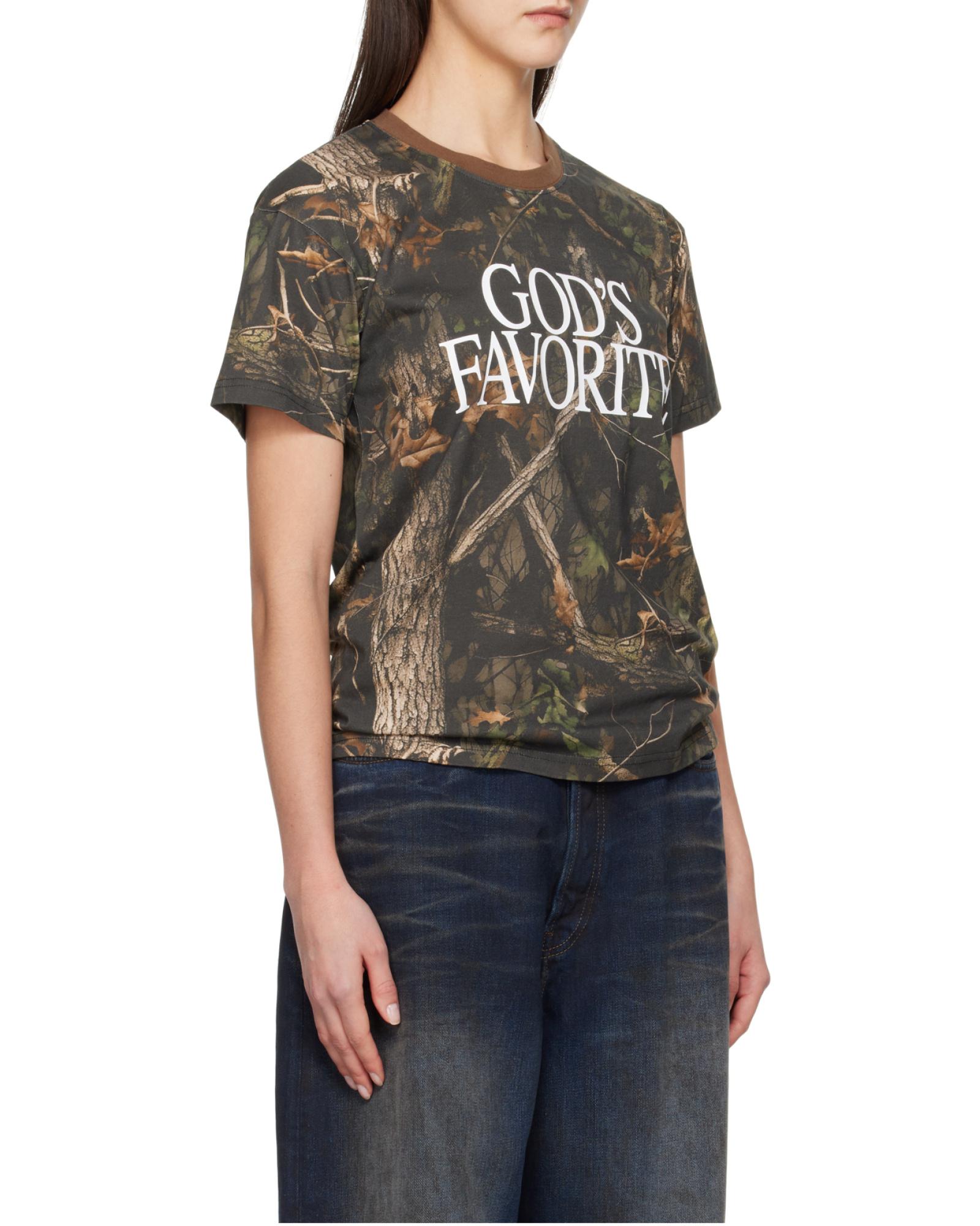 PRAYING 'God's Favorite' T-Shirt in Black | Lyst