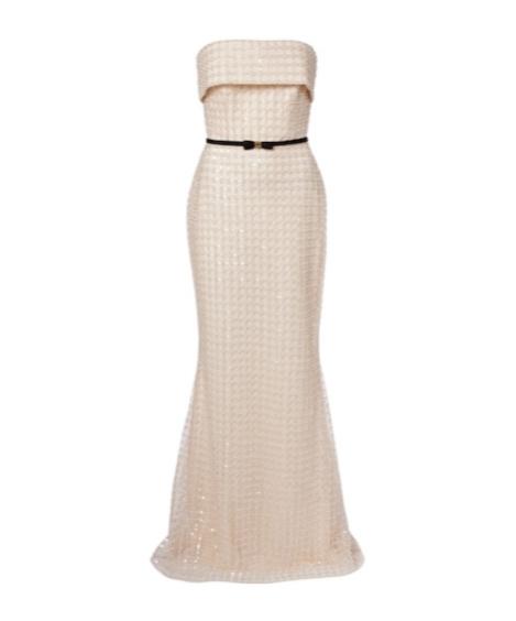 chiffon dress Elsie Modern A-Line Long Sleeves Chiffon Dresses, Light Blue