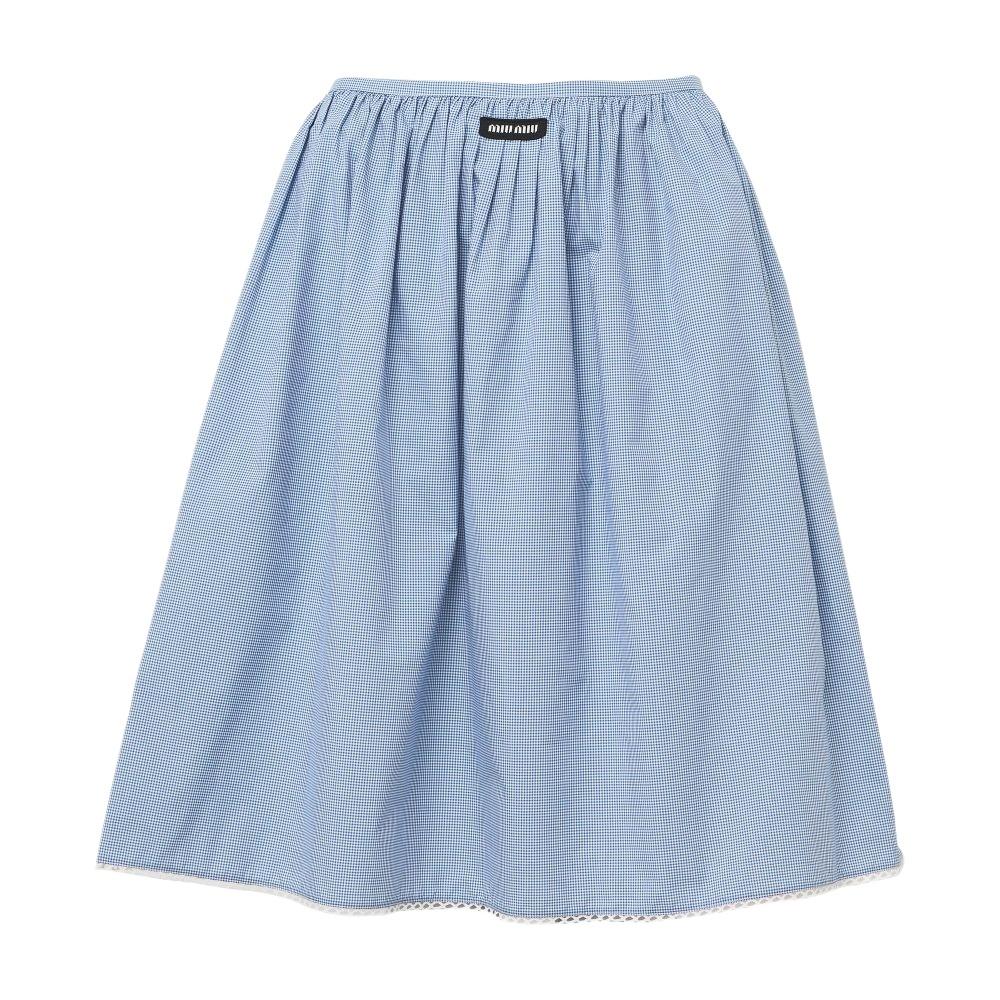 Miu Miu Mid-length skirts for Women | Online Sale up to 76% off | Lyst