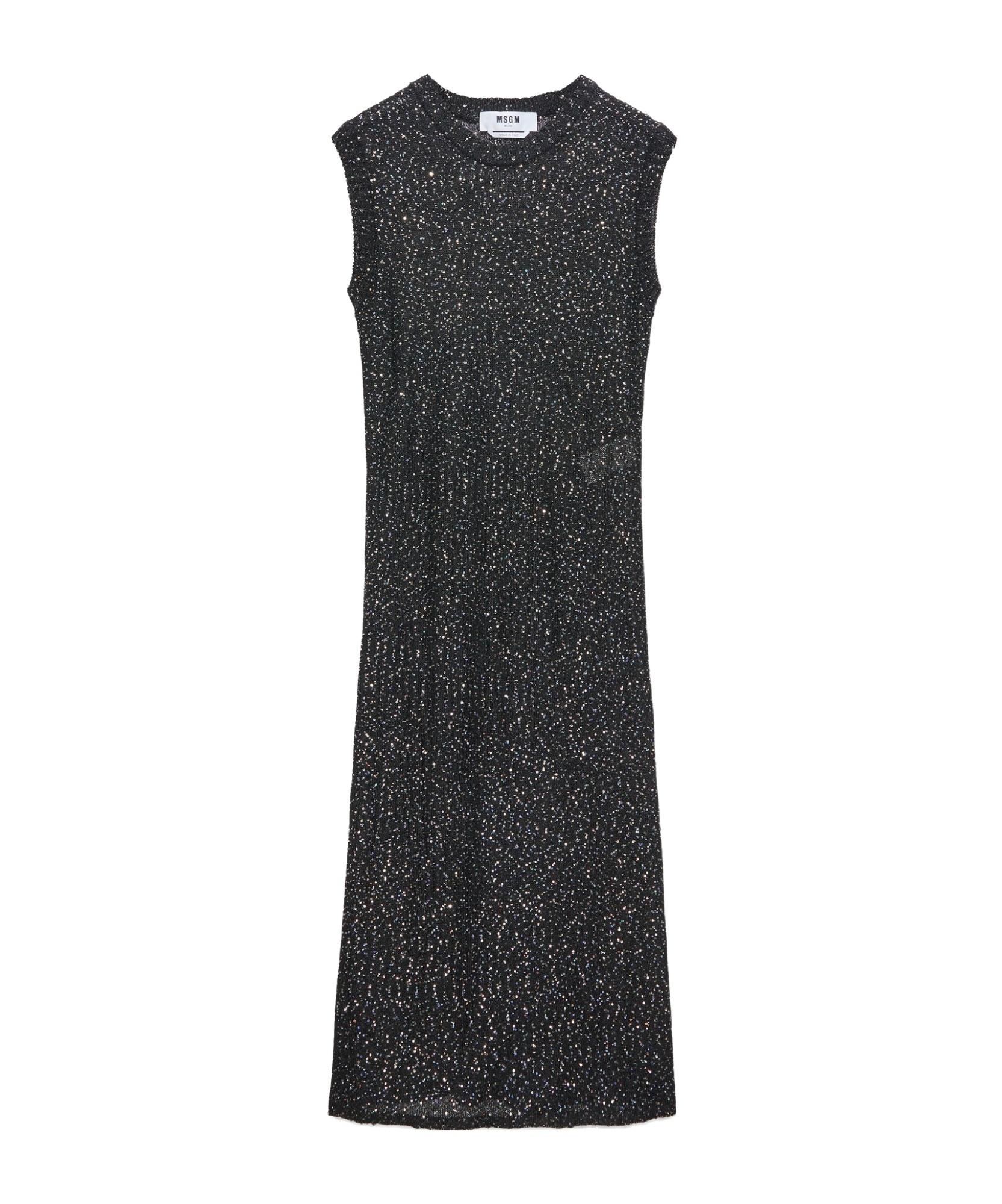 ワンピース MSGM Woman Dress Black 3842MDA29Y257317 99 MSGM Women's Abito Dress, Black, Plaid, 8 at Amazon Women's