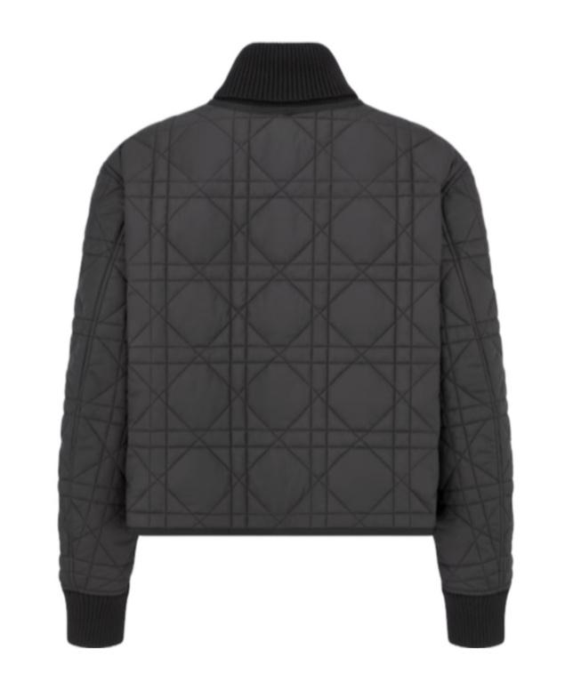 Dior Macrocannage Bomber Jacket in Black | Lyst