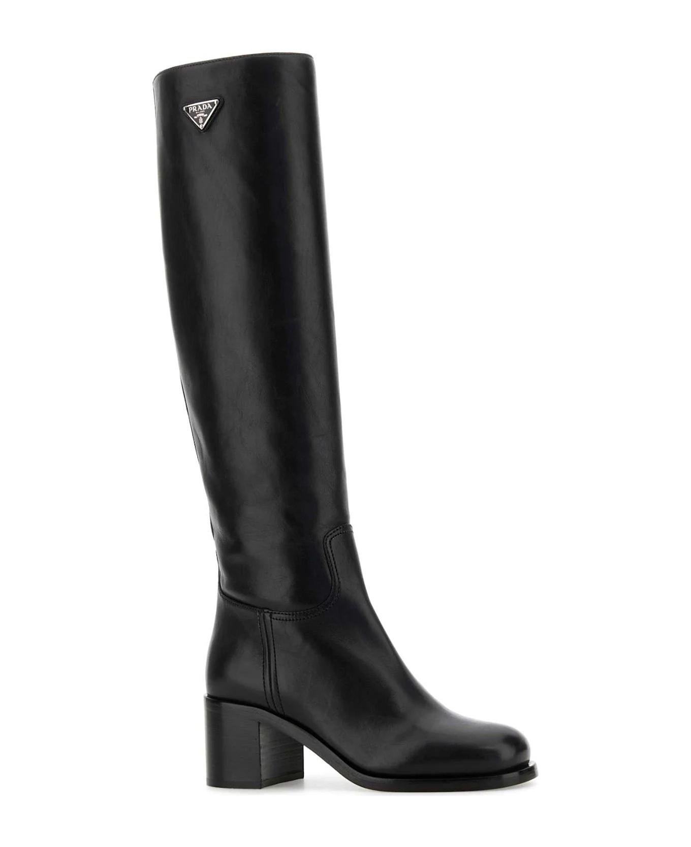 Women's Prada Knee-high boots Lyst