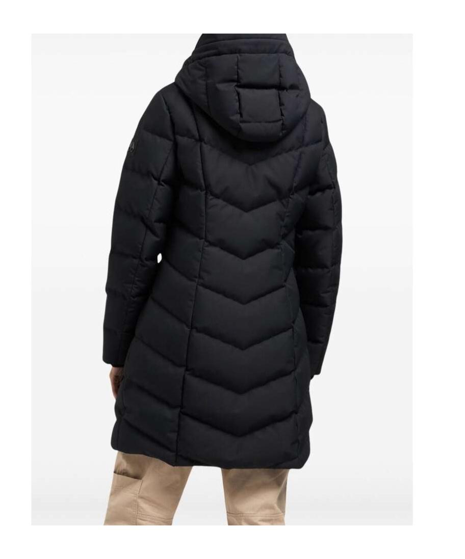 ダウンジャケット・コート MOOSE KNUCKLES 'chelia 3q' green nylon blend parka MOOSE KNUCKLES Moose Knuckles 'Chelia 3Q' Green Nylon Blend