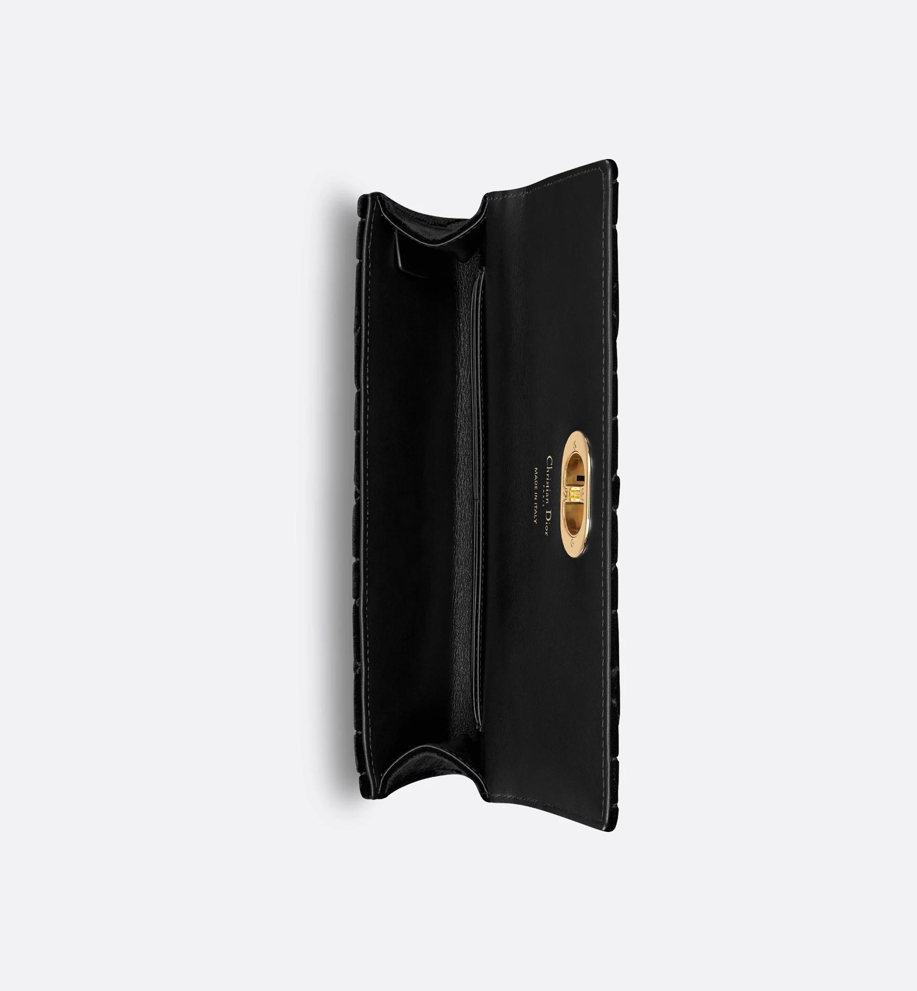 Dior Miss Caro Top Handle Pouch in Black | Lyst