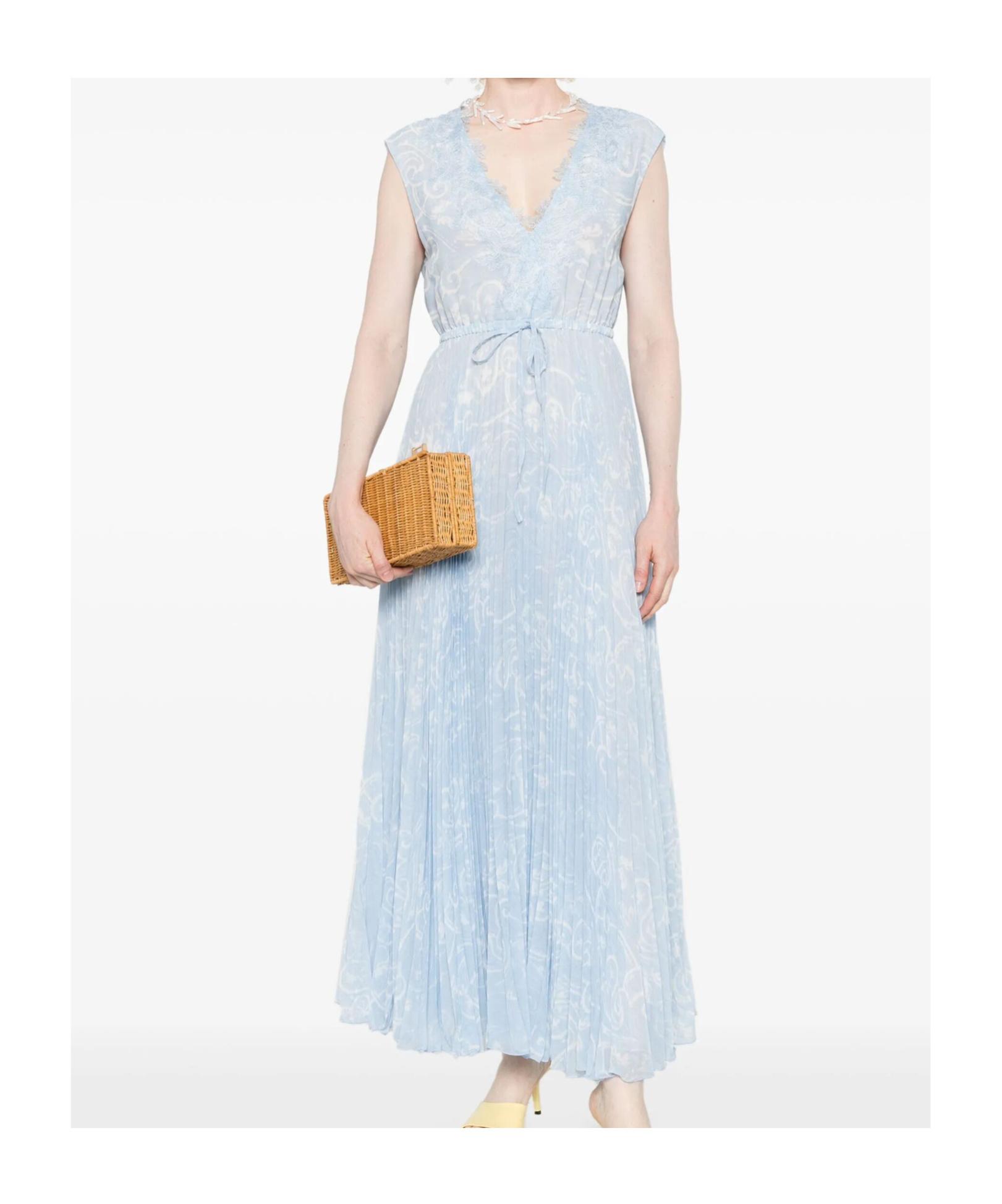 オールインワン・サロペット Ermanno Firenze Maxi Dress With Straight Neckline DRESSES – ERMANNO FIRENZE