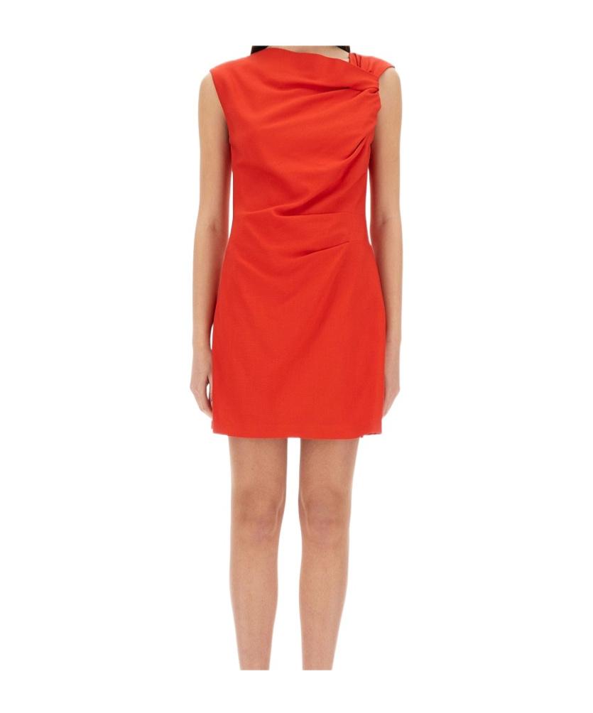 ワンピース MSGM Woman Dress Red 3842MDA30X257315 18 MSGM Flared Mini Dress | Red | FARFETCH JO