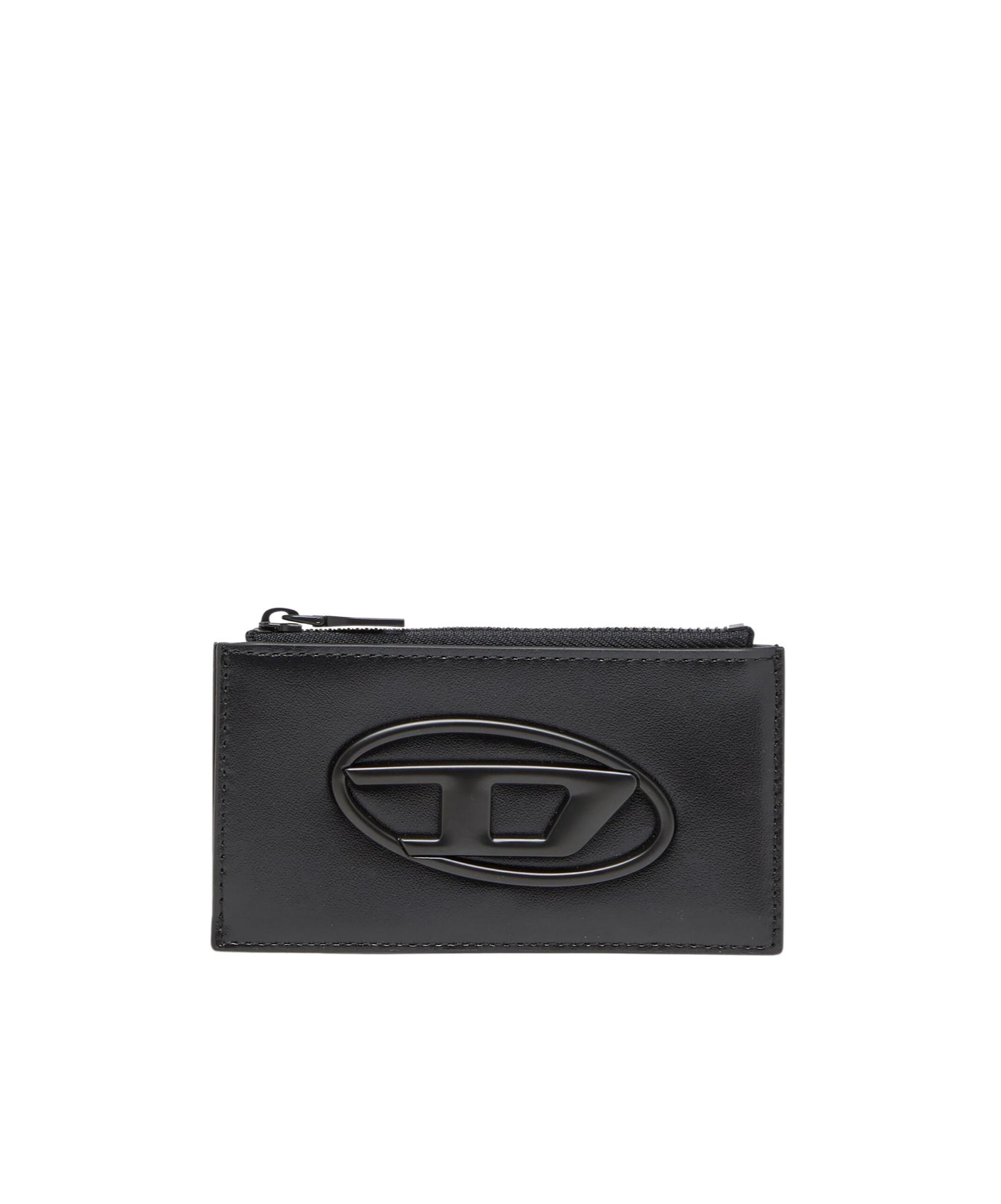DIESEL Holi-D Zipped Card Holder in Black for Men | Lyst