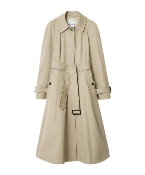（laubeblanc） Belted Flare Trench coat Belted Flare Trench coat[Black] – L'AUBE BLANC