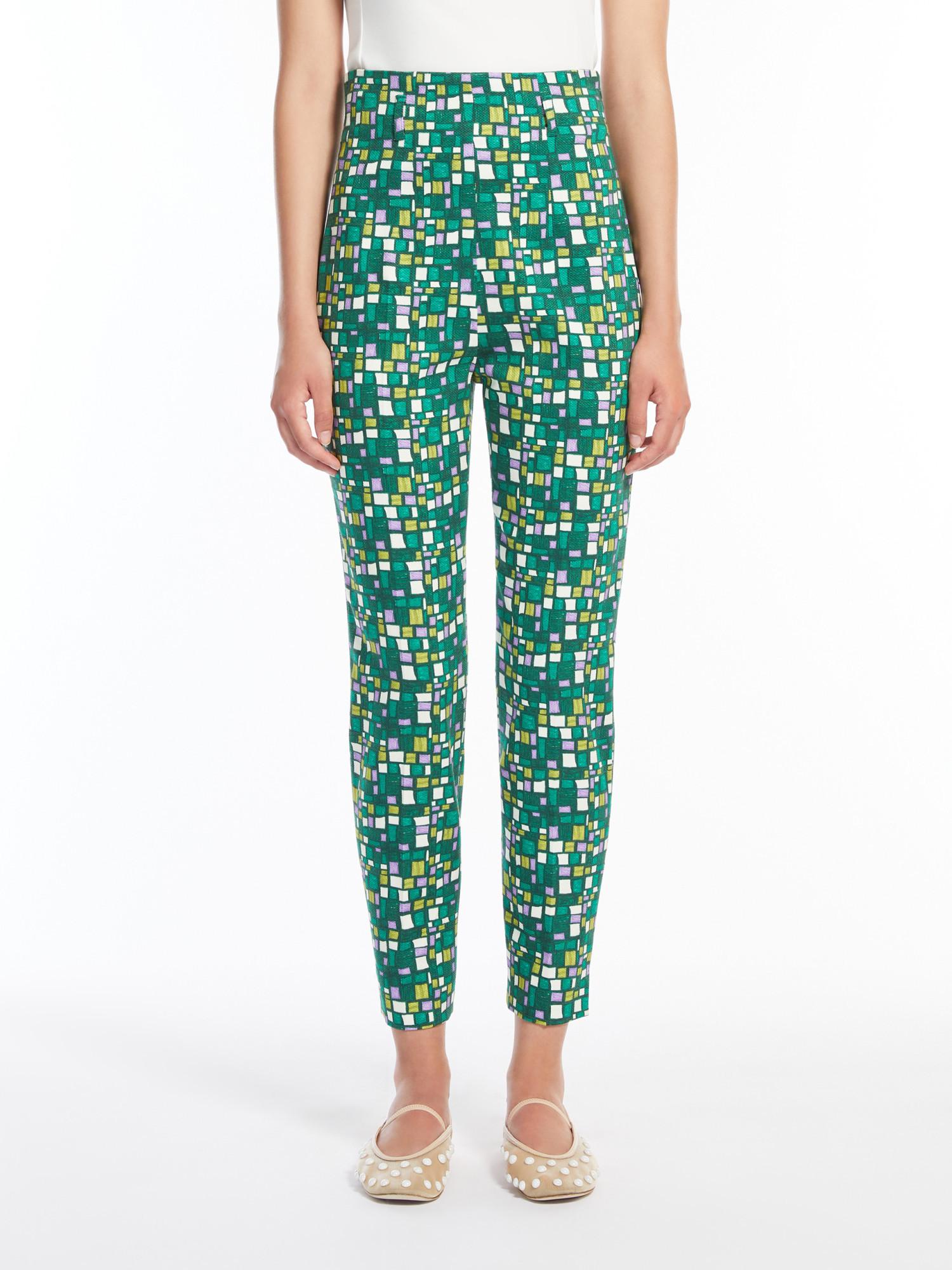 パンツ MAX MARA PRINTED STRETCH COTTON ARTEN1234 PANT Weekend Max Mara Printed Stretch Cotton Arten1234 Pant