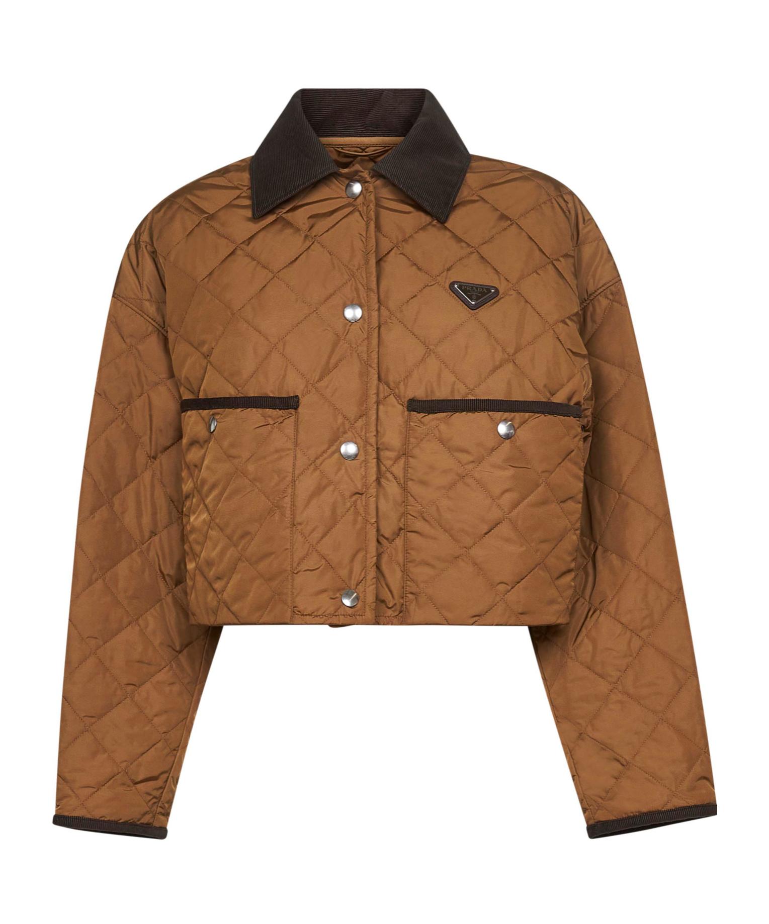 Brown Prada Jackets for Women | Lyst