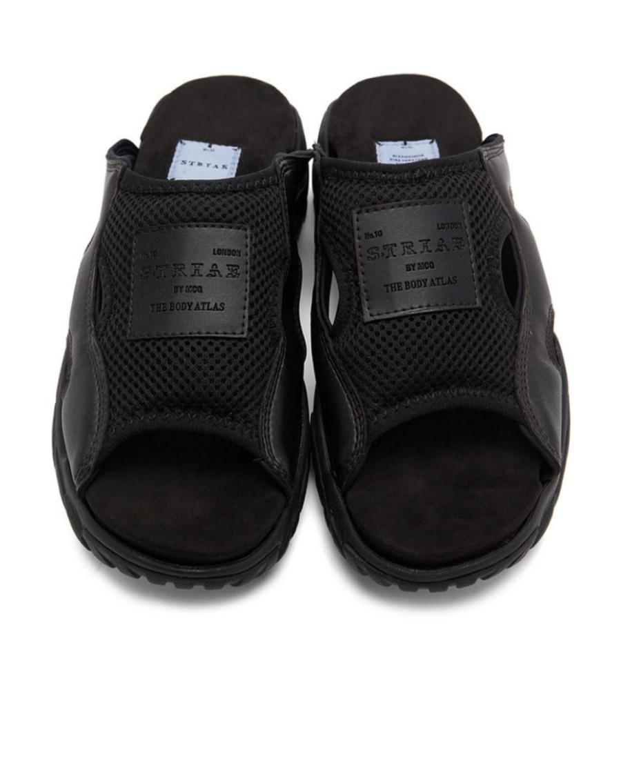 MCQ S10 Striae Slides Black Men’s EU 40/US 7 $345 McQ by Alexander McQueen | Shoes | New Mcq By Alexander  main image 4