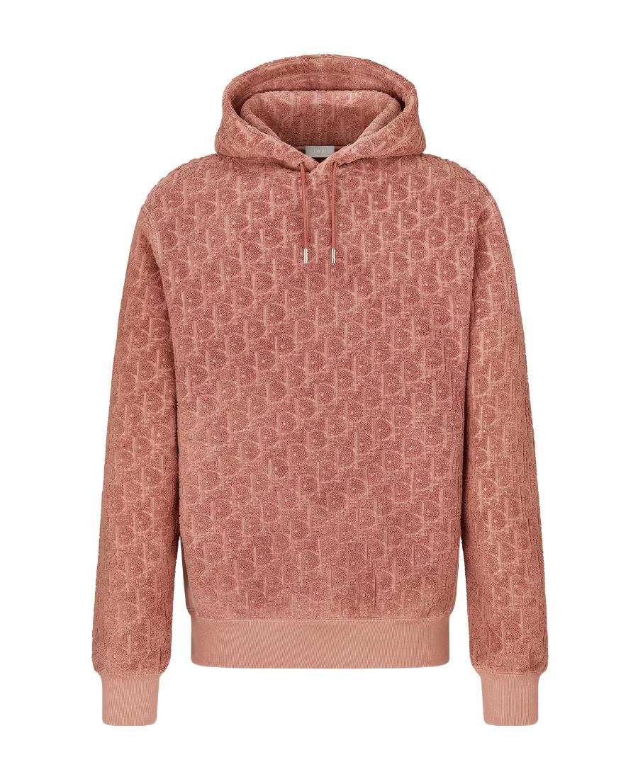 Dior Terry Towelling Hoodie Dior Oblique Towel Hoodie Navy